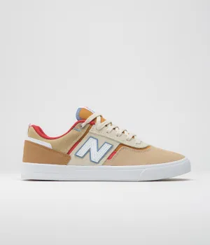New Balance Numeric 306 Jamie Foy Shoes - Tan / Red
