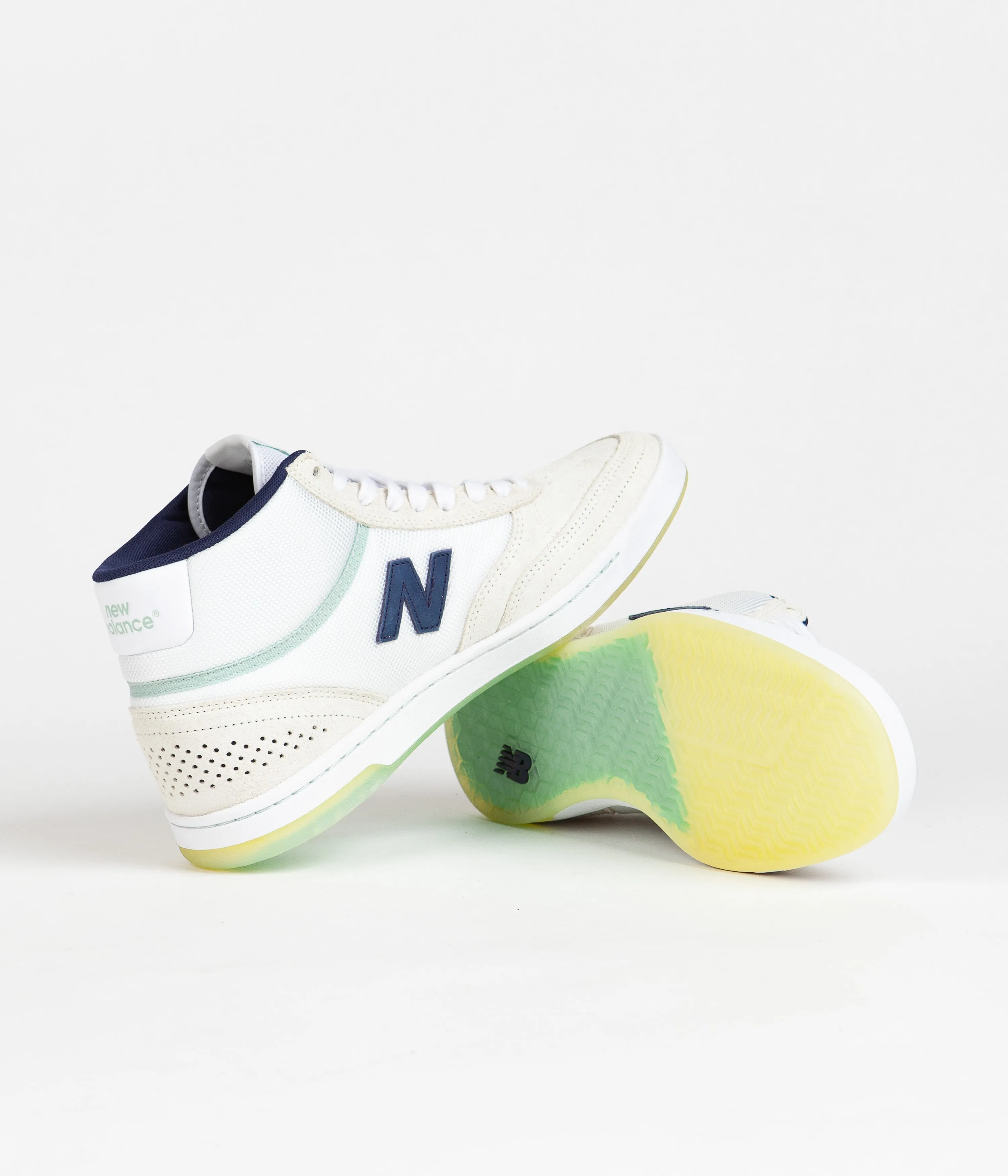 New Balance Numeric 440 Hi Tom Knox Shoes - White / Navy