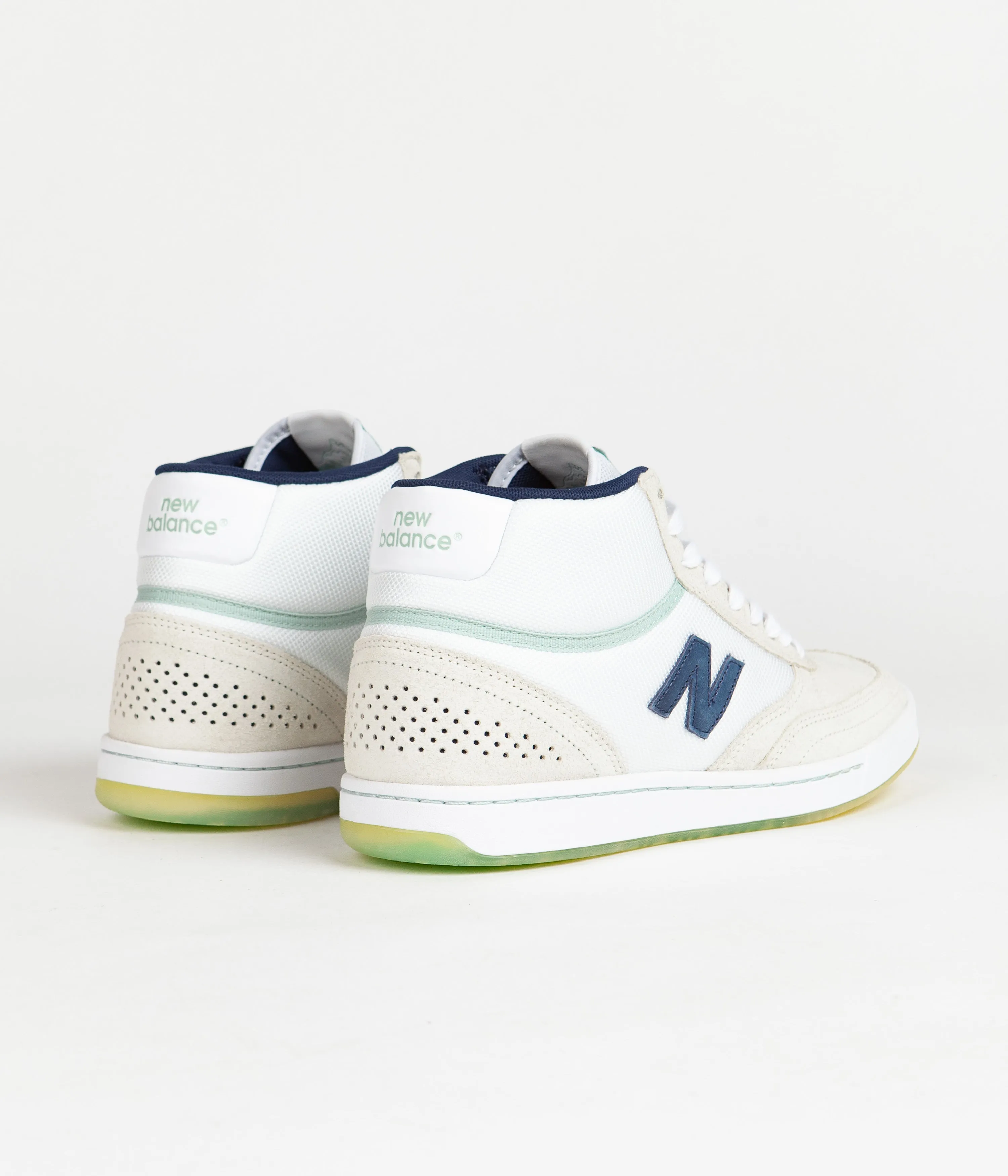 New Balance Numeric 440 Hi Tom Knox Shoes - White / Navy
