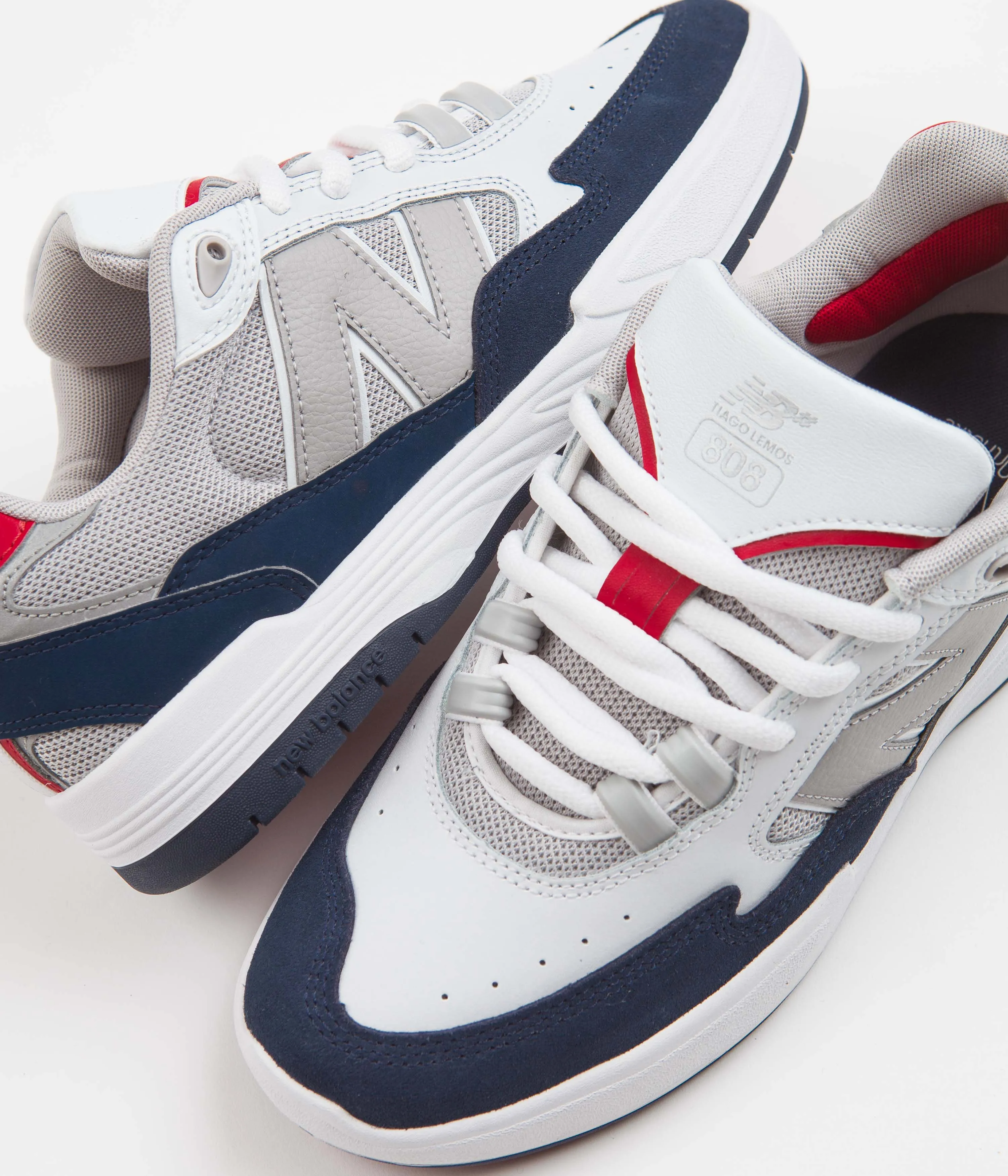 New Balance Numeric 808 Tiago Lemos Shoes - White / Navy