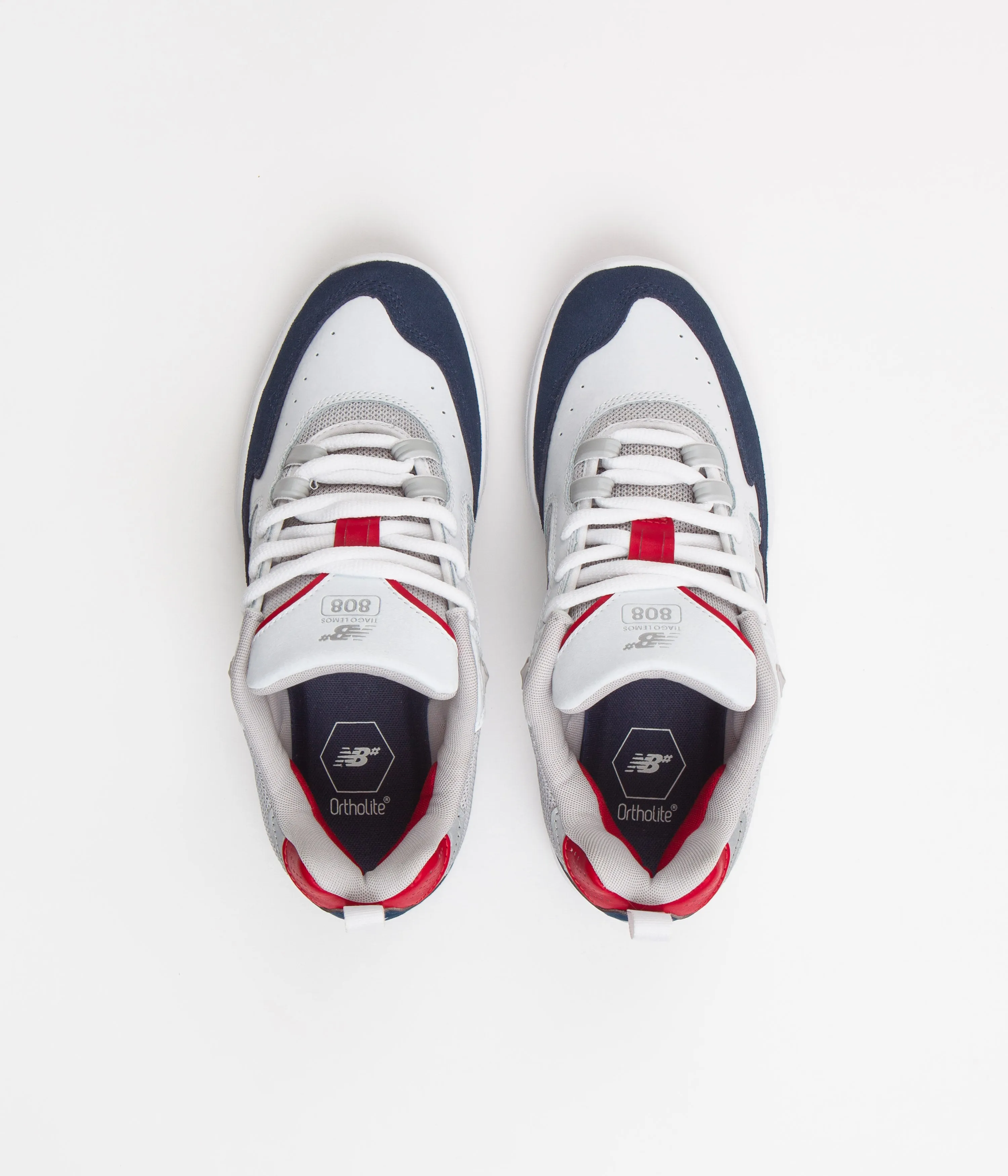 New Balance Numeric 808 Tiago Lemos Shoes - White / Navy