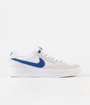 Nike SB Adversary Shoes - White / Photo Blue - White - White