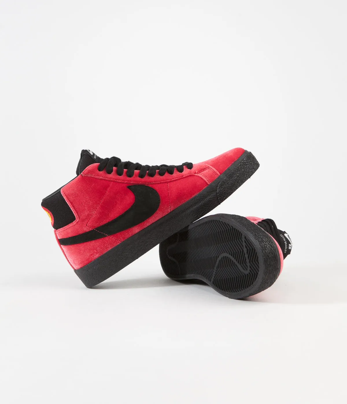 Nike SB Orange Label Blazer Mid 'Kevin Bradley' Shoes - University Red / Black