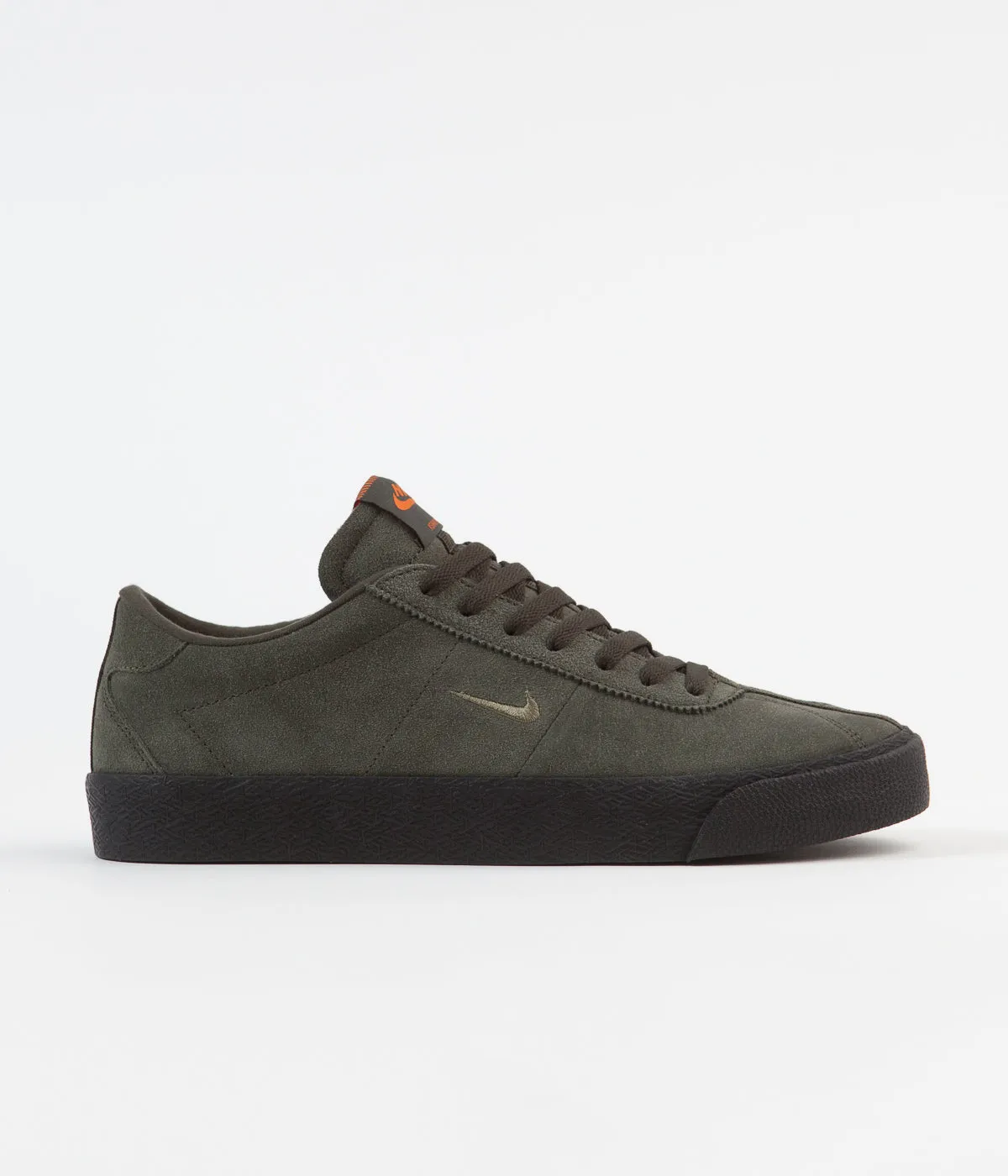 Nike SB Orange Label Bruin Ultra 'Ishod' Shoes - Sequoia / Medium Olive - Safety Orange