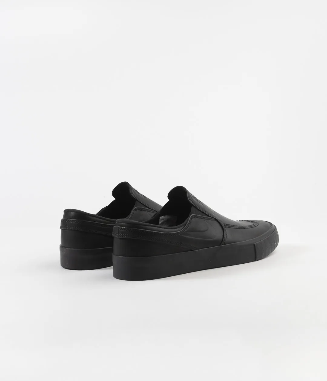 Nike SB Orange Label Janoski Slip On Remastered 'L. Baker' Shoes - Black / Black - Black - Gum Light Brown