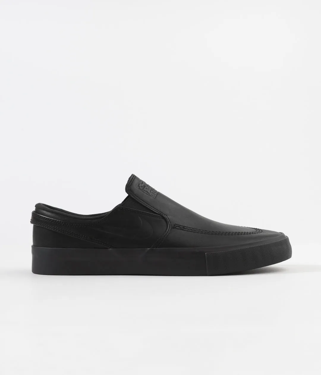 Nike SB Orange Label Janoski Slip On Remastered 'L. Baker' Shoes - Black / Black - Black - Gum Light Brown