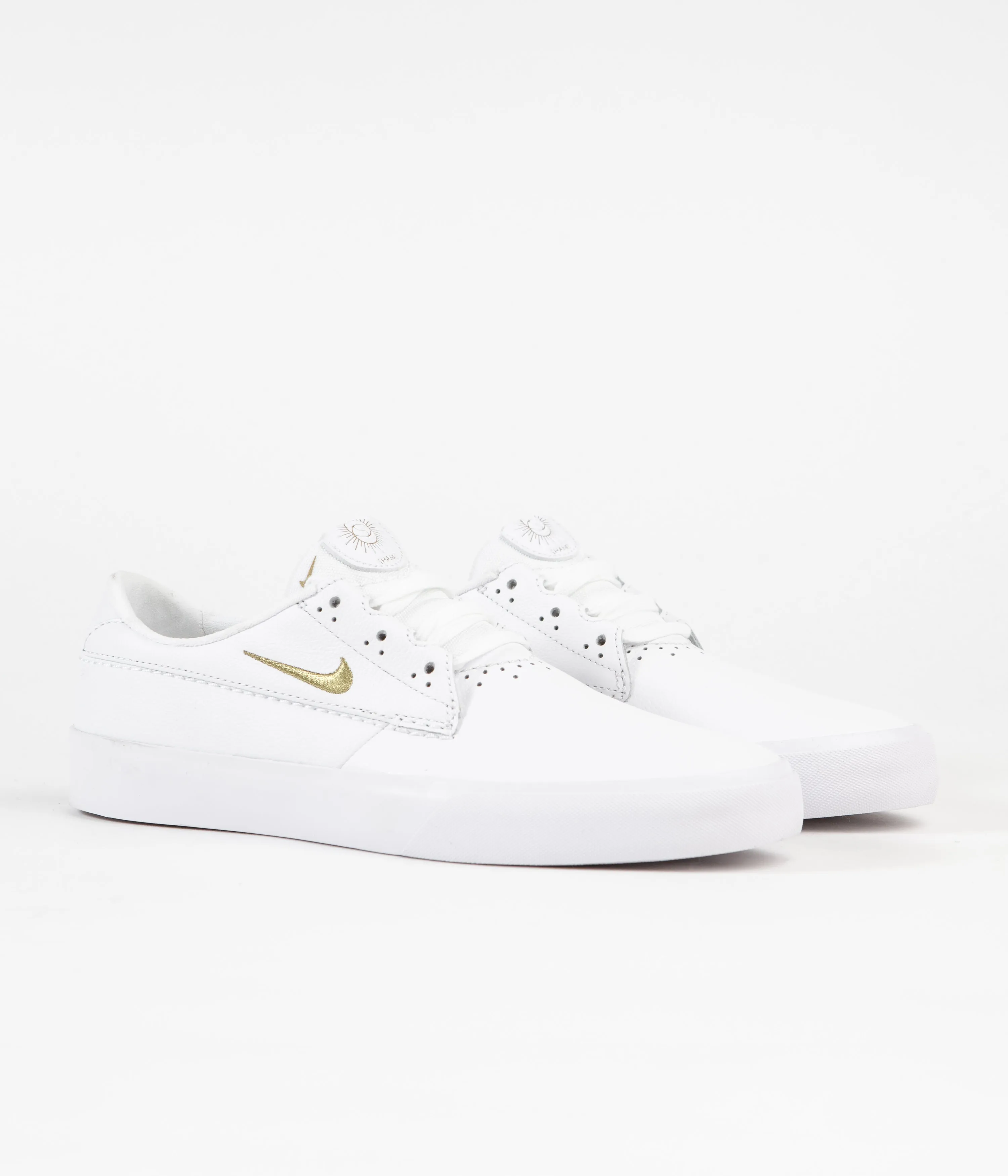 Nike SB Shane Premium Shoes - White / Metallic Gold - White - White