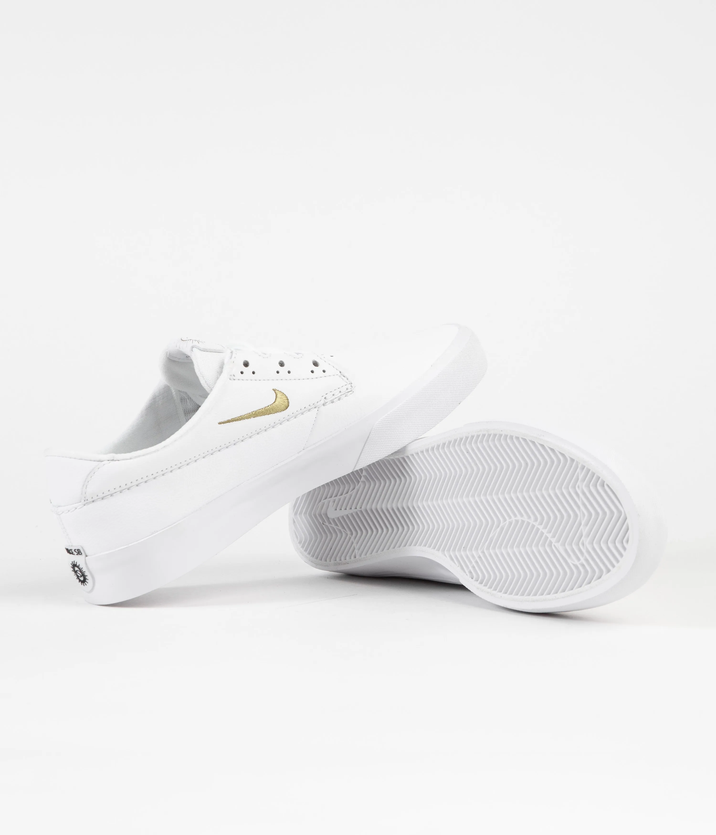 Nike SB Shane Premium Shoes - White / Metallic Gold - White - White