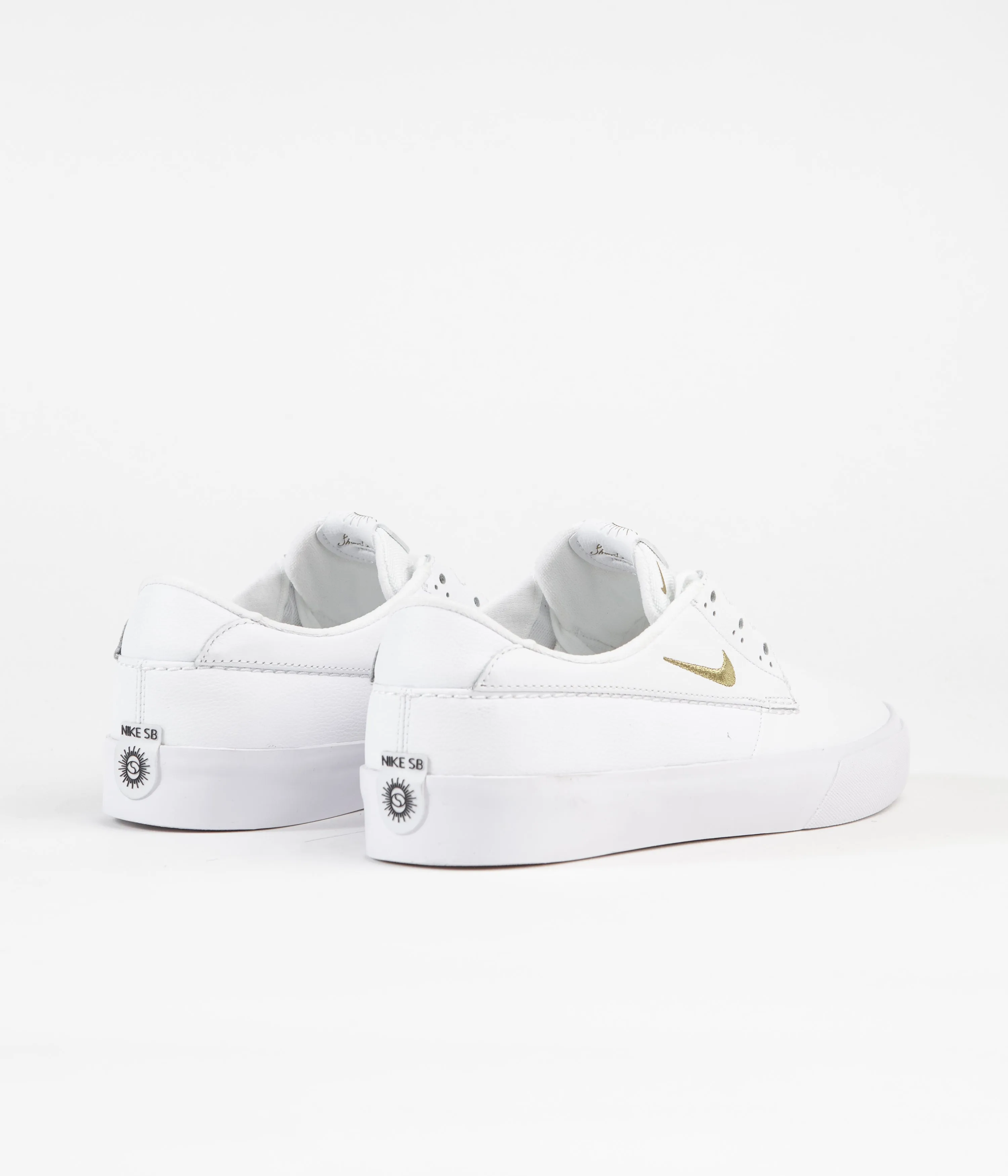 Nike SB Shane Premium Shoes - White / Metallic Gold - White - White