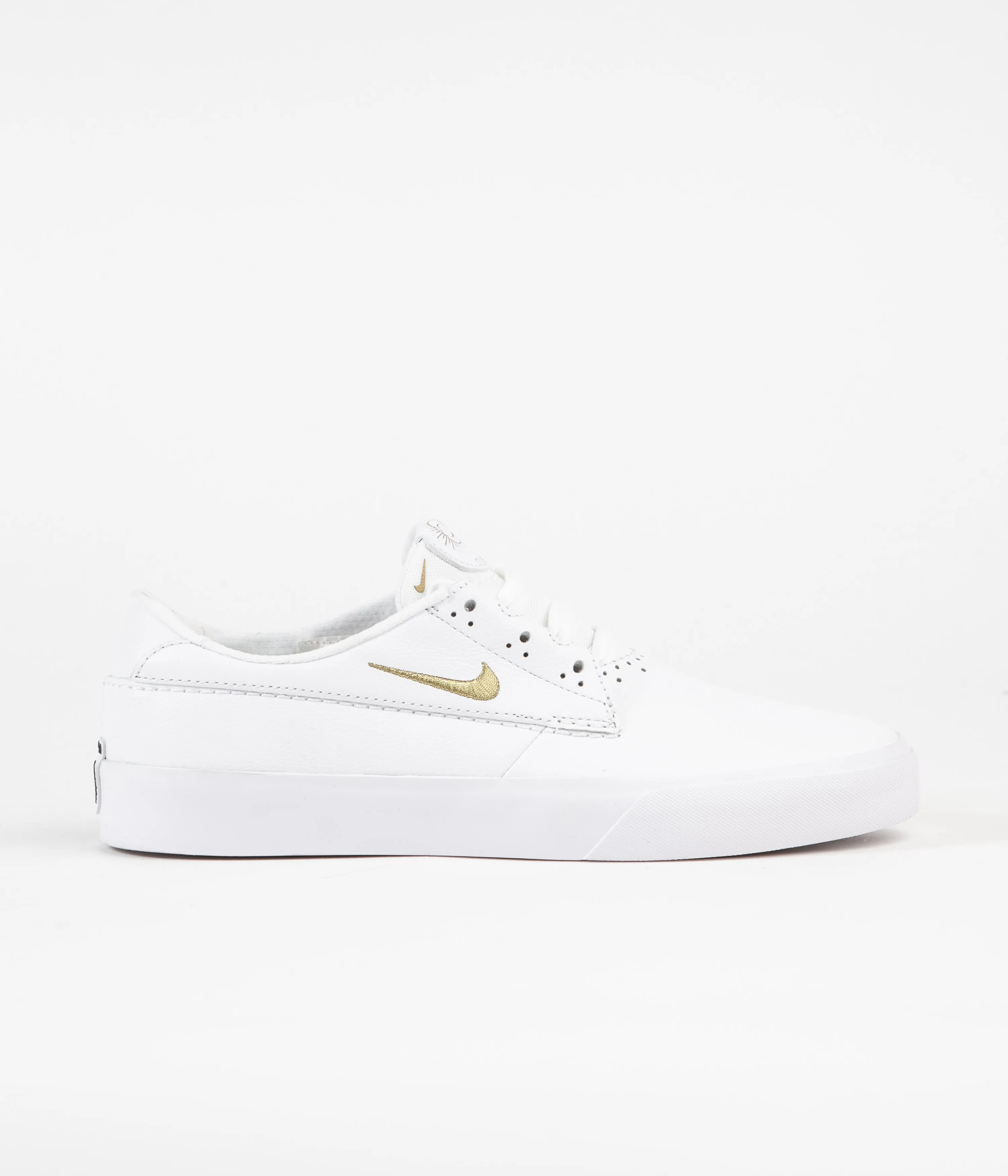 Nike SB Shane Premium Shoes - White / Metallic Gold - White - White