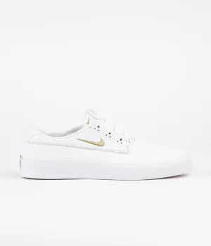 Nike SB Shane Premium Shoes - White / Metallic Gold - White - White