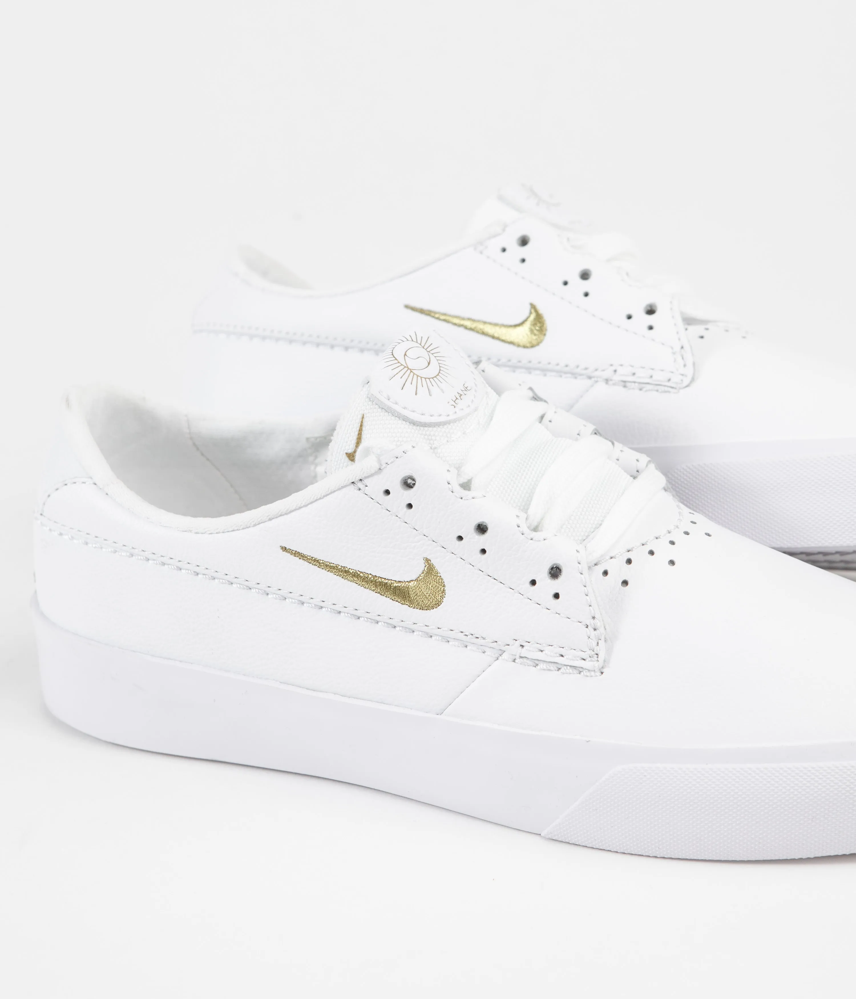 Nike SB Shane Premium Shoes - White / Metallic Gold - White - White