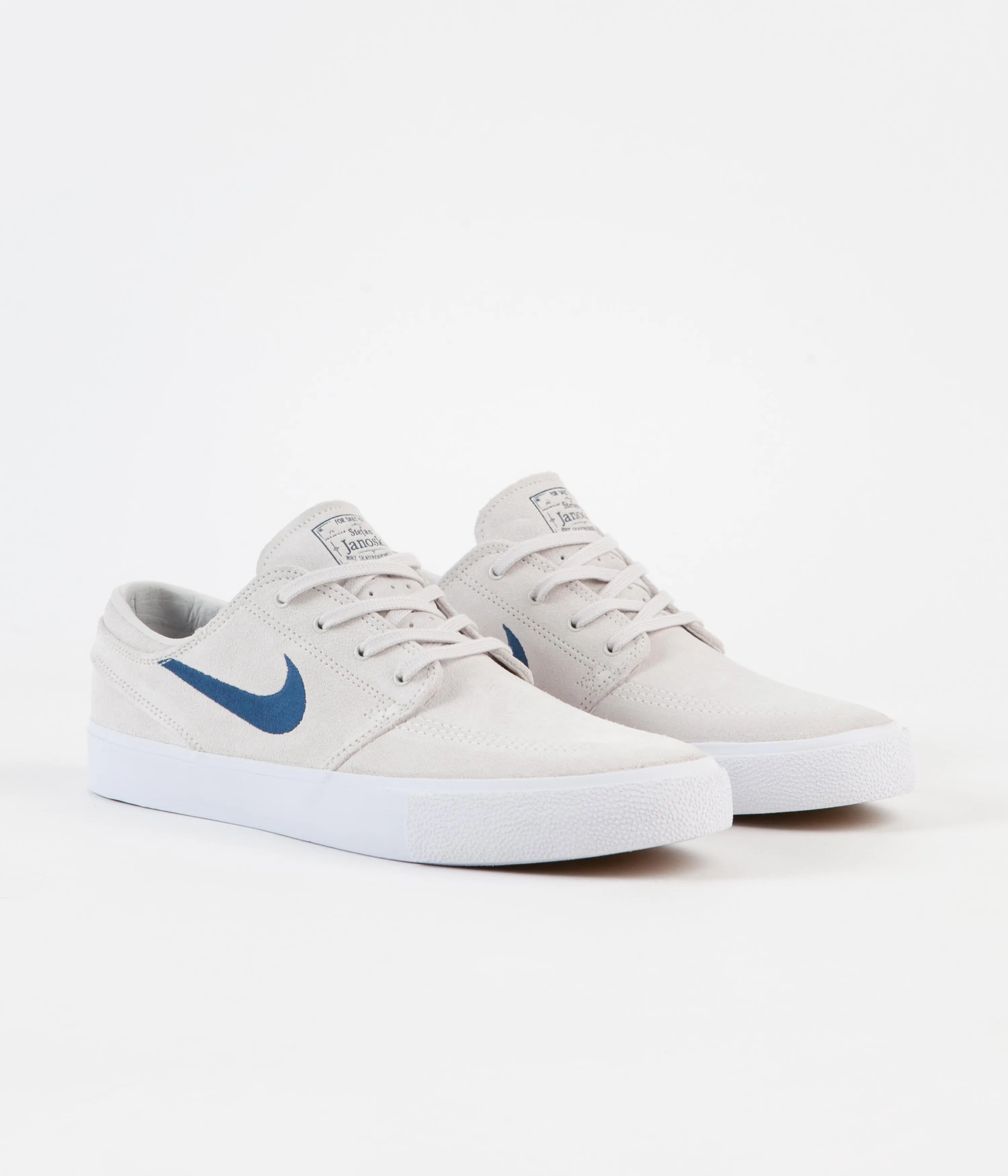 Nike SB Stefan Janoski RM Shoes - Summit White / Court Blue - Summit White
