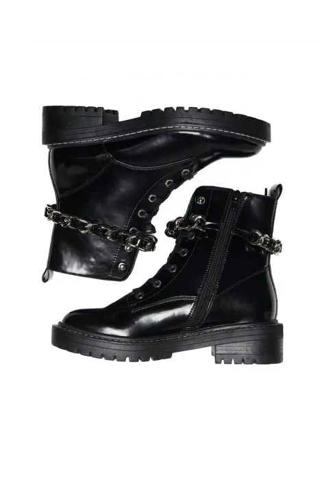 ONLY boots met ketting-detail