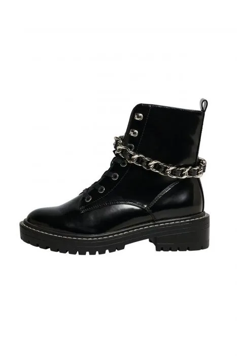 ONLY boots met ketting-detail