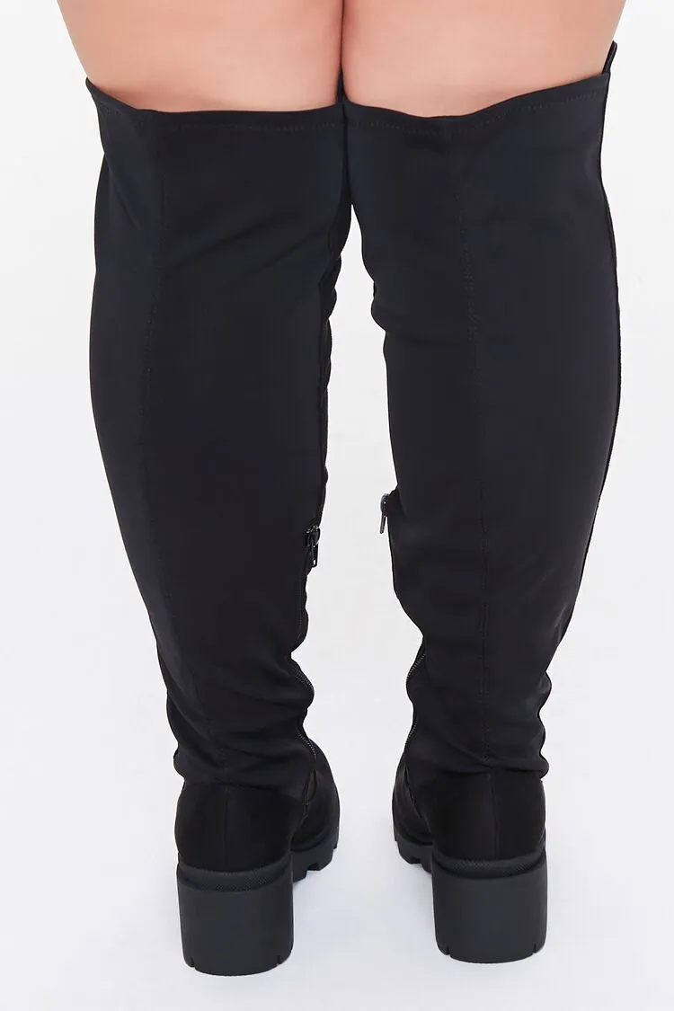 Over-the-Knee Lug Boots (Wide)