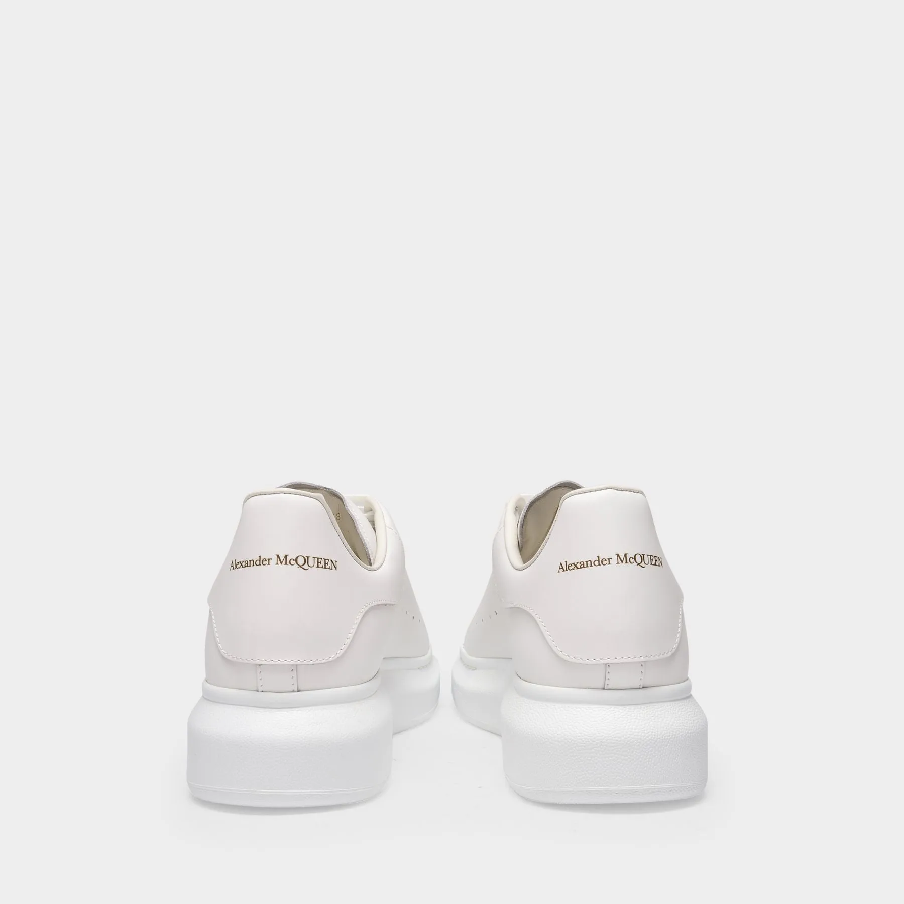 Oversized  Sneakers - Alexander Mcqueen - White/White - Leather