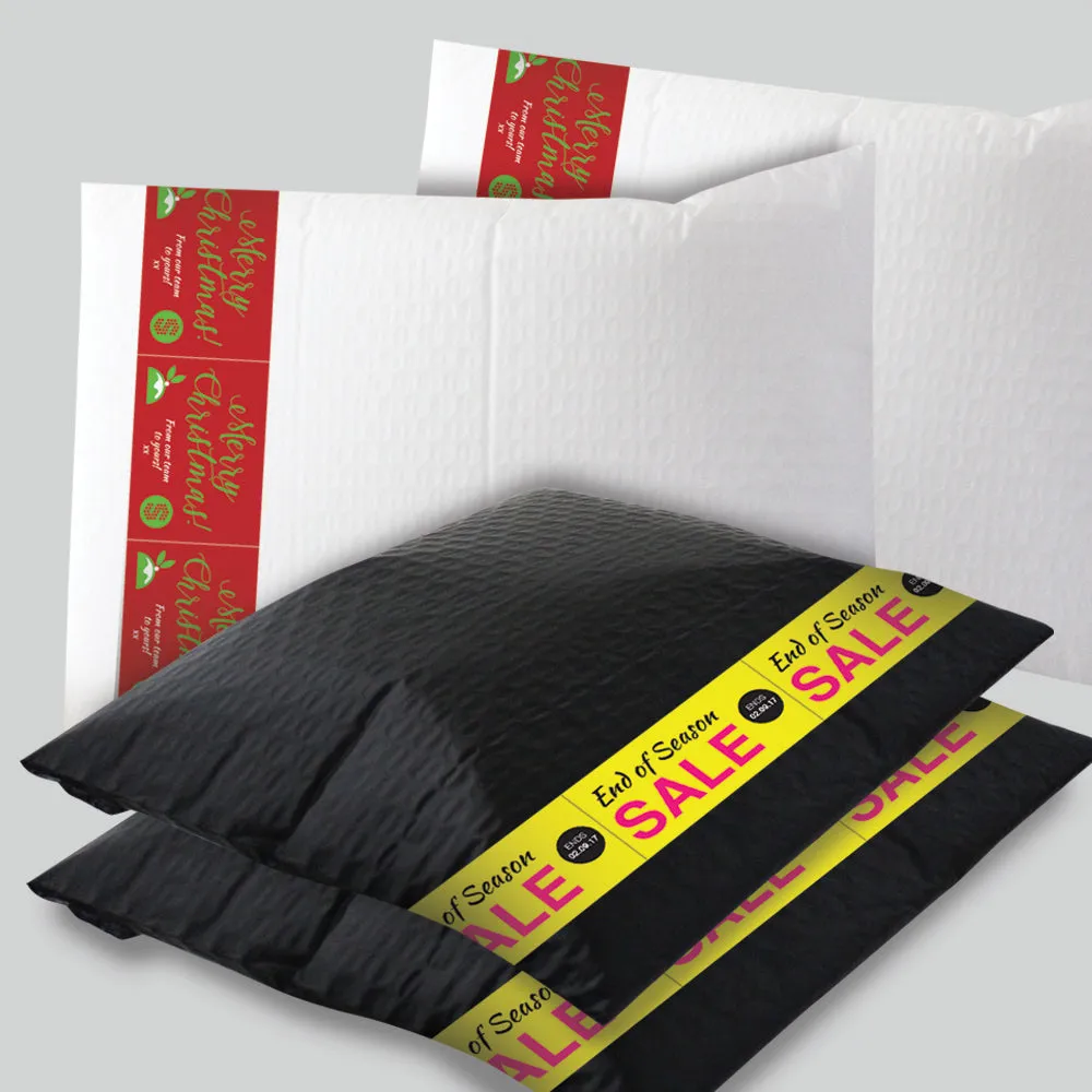 Padded Mailer with Banner (Black - side opening) Price per carton