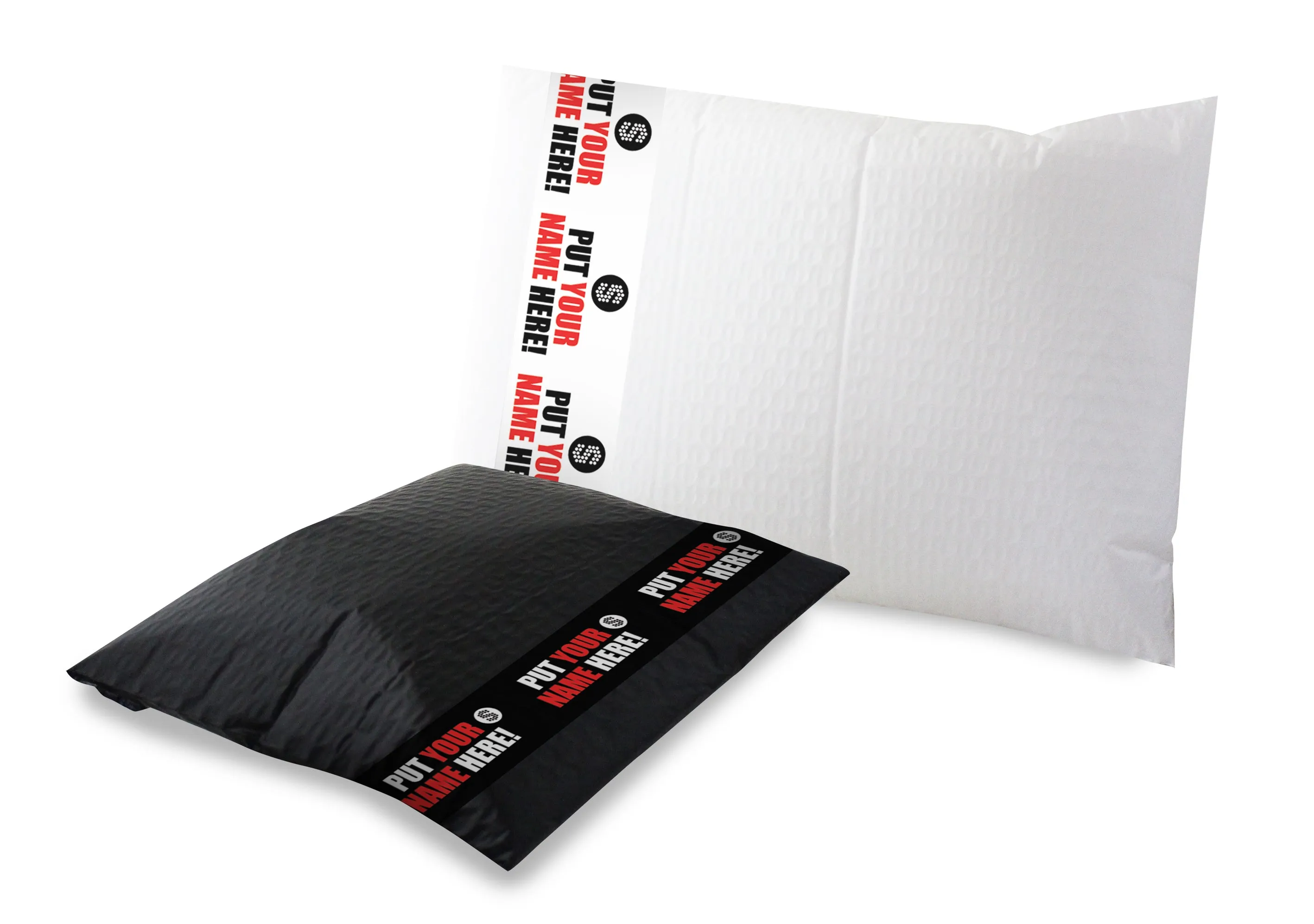 Padded Mailer with Banner (Black - side opening) Price per carton