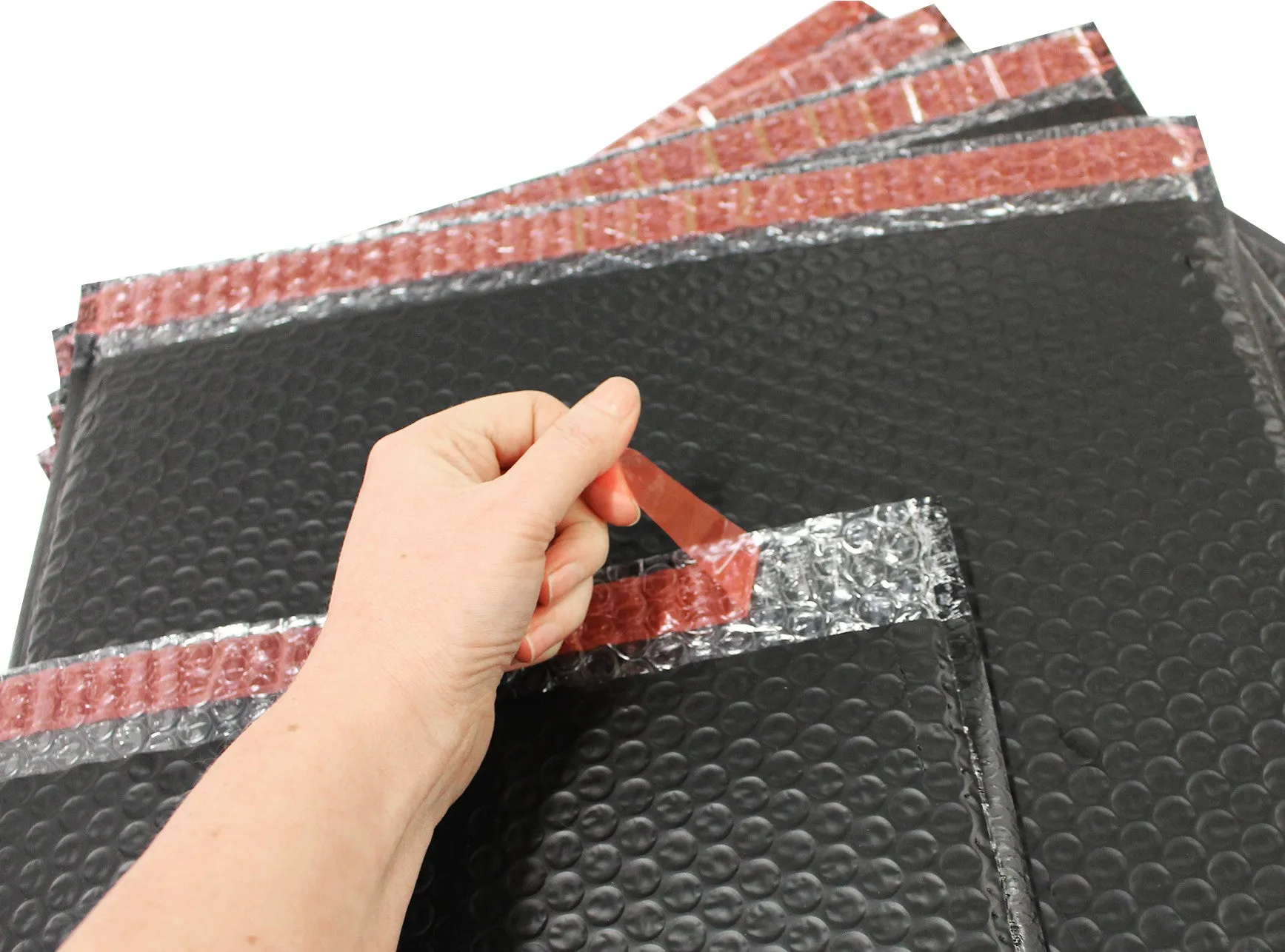 Padded Mailer with Banner (Black - side opening) Price per carton