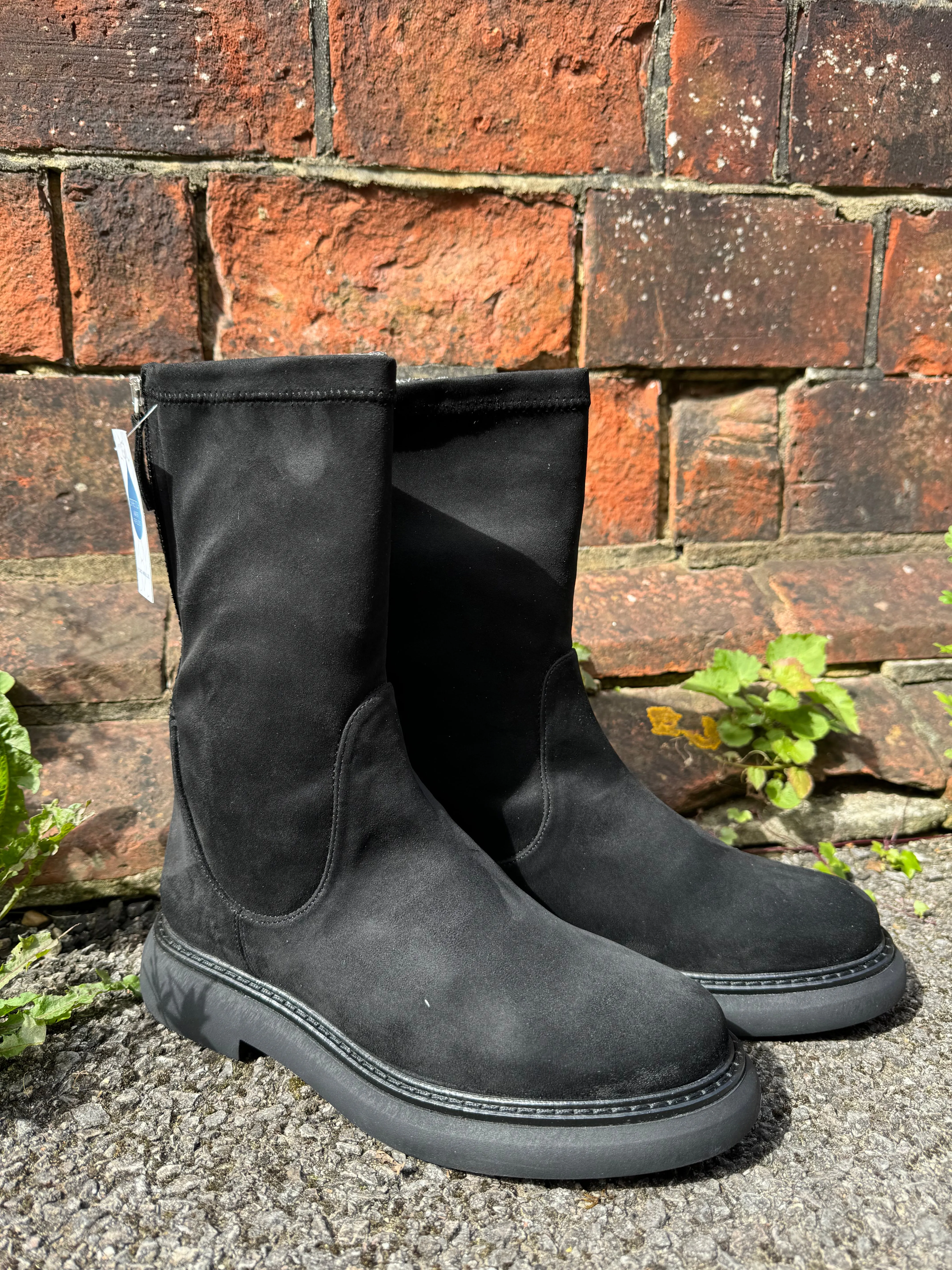 Pedro Miralles Rubber Sole Black Ankle Boot