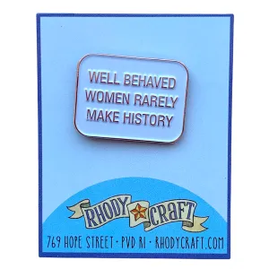 Pin - Well Behaved