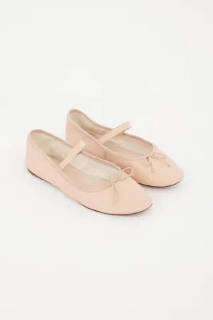 Pink Leather Leonie Ballet Flat