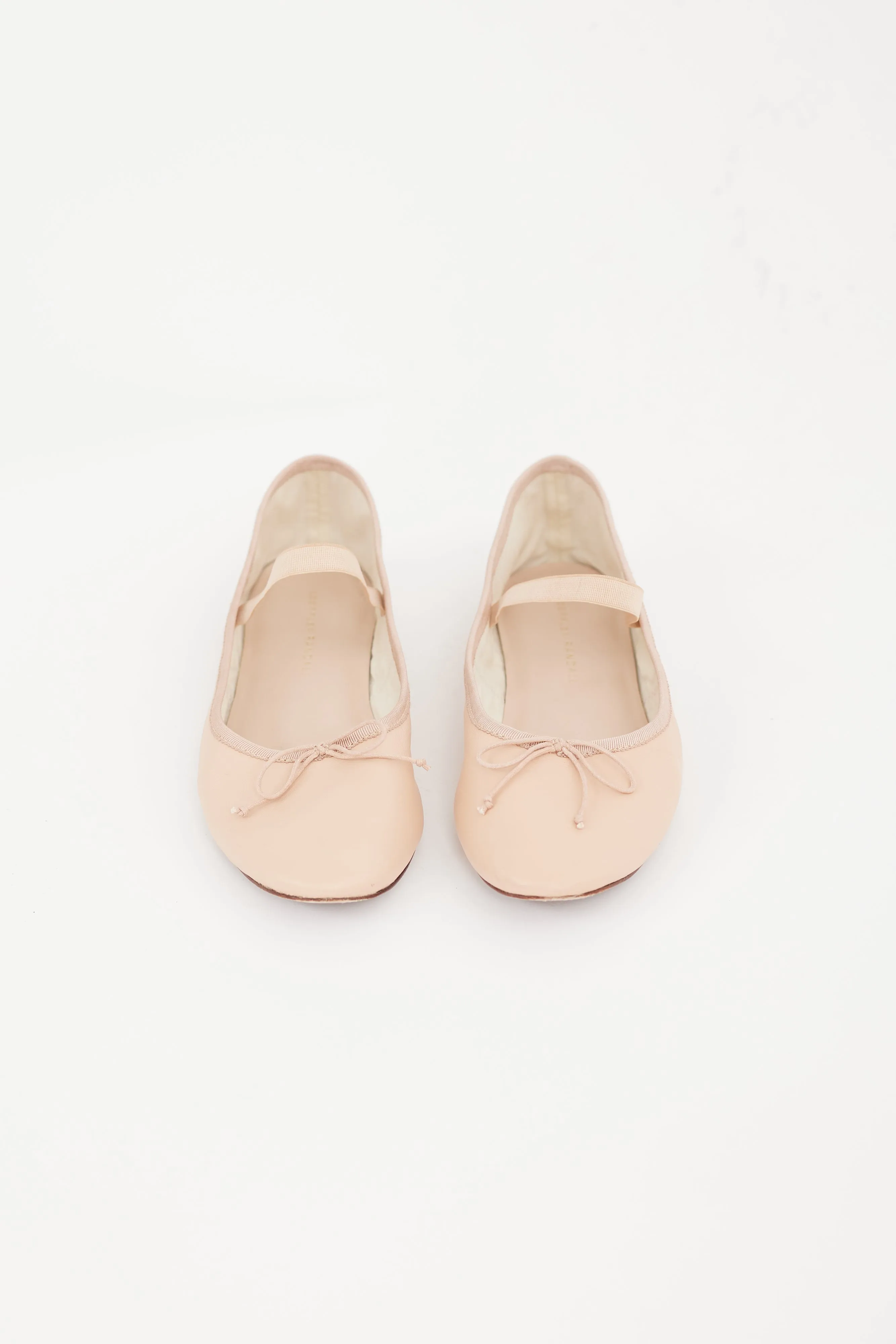 Pink Leather Leonie Ballet Flat