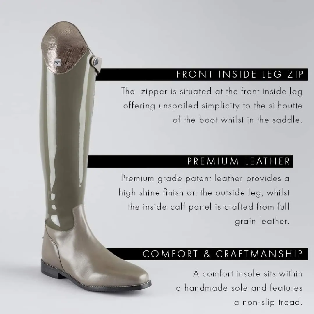 Premier Equine Levade Ladies Leather Dressage Riding Boot (Black)