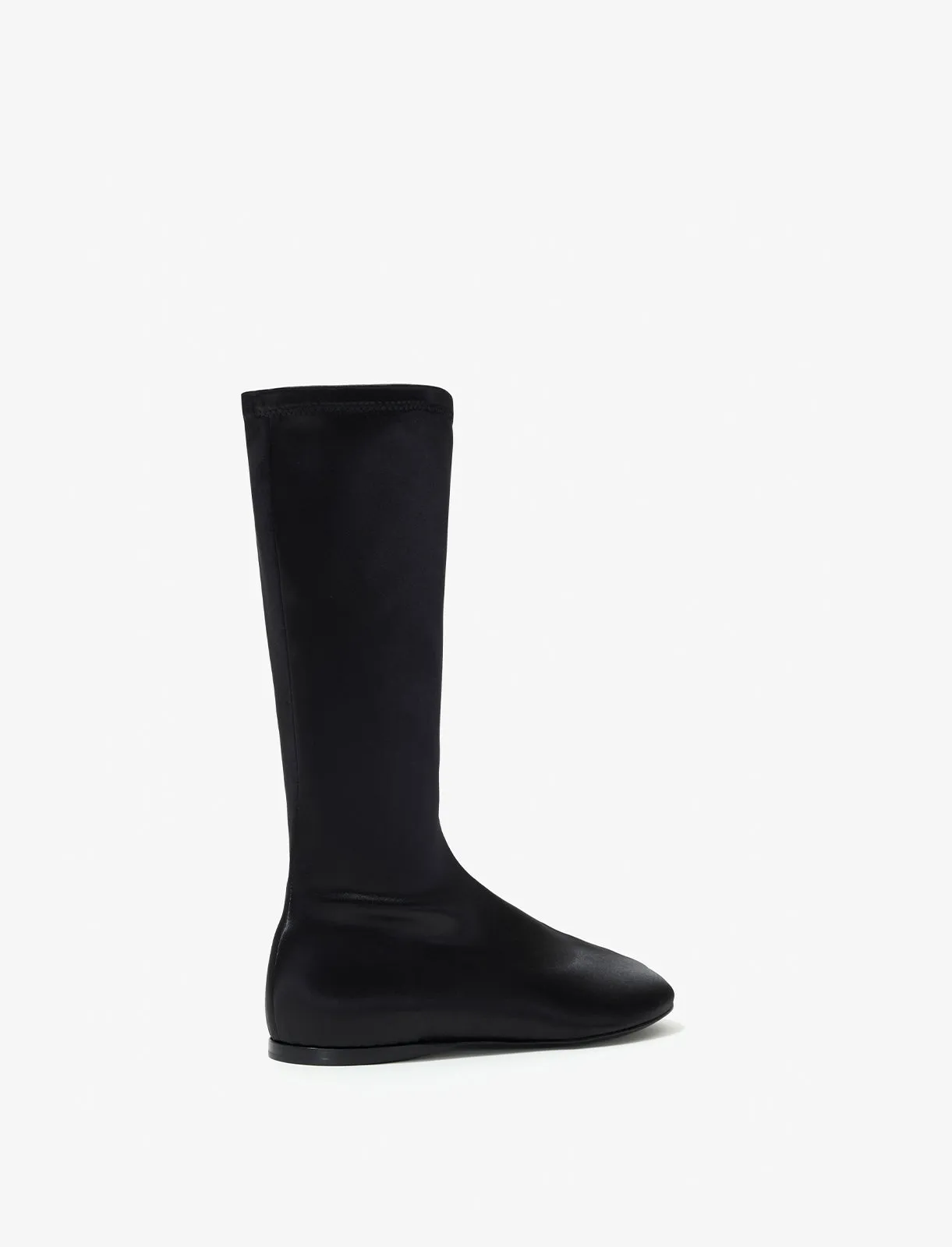 Proenza Schouler Tee Satin Sock Boots - Black