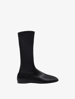 Proenza Schouler Tee Satin Sock Boots - Black