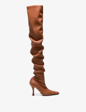 Proenza Schouler Trap Over The Knee Boots - 90mm - Tan