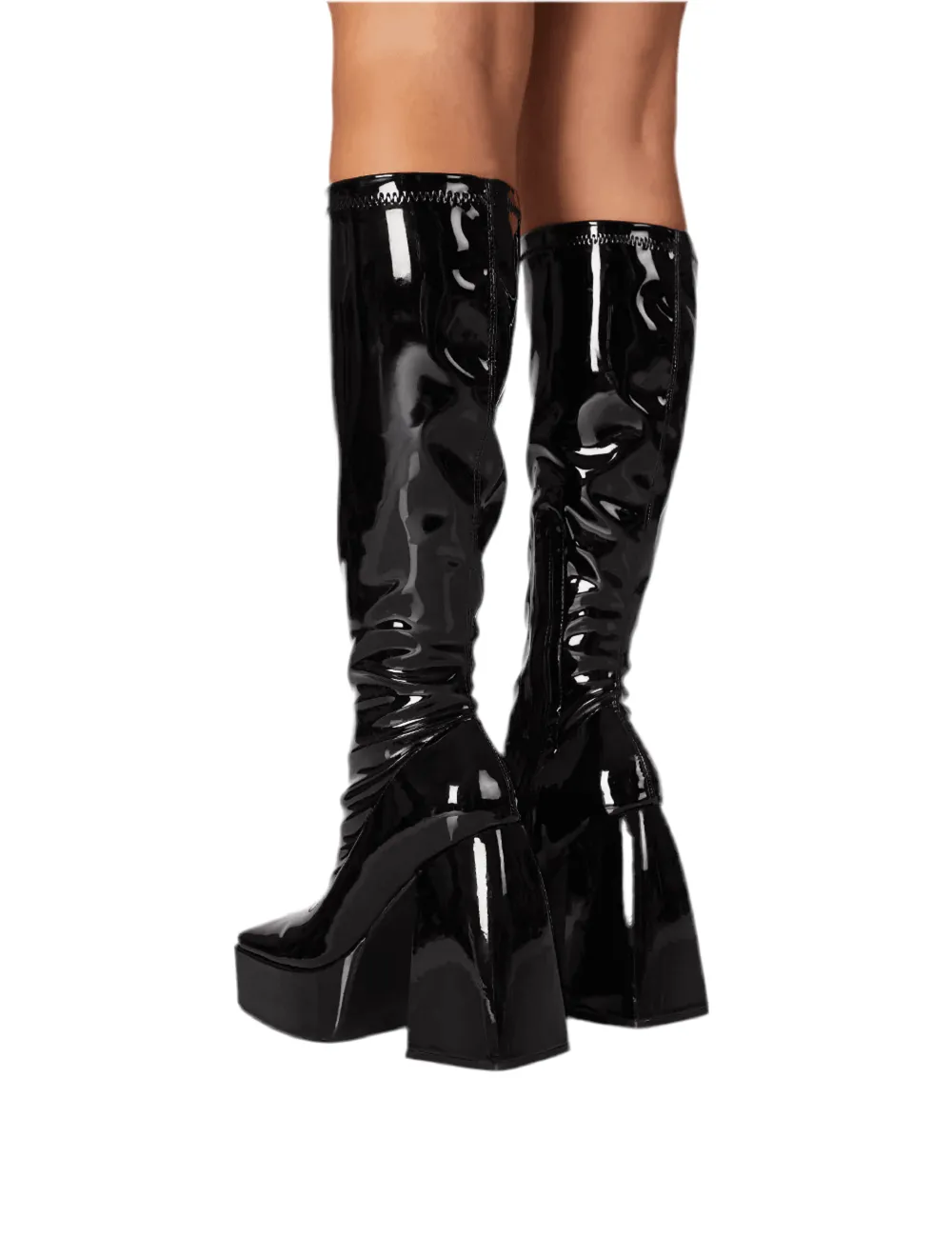 PUBLIC DESIRE - HEARTBEAT BLACK PATENT