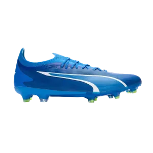 Puma Ultra Ultimate FG White Blue - Goatkits Boots