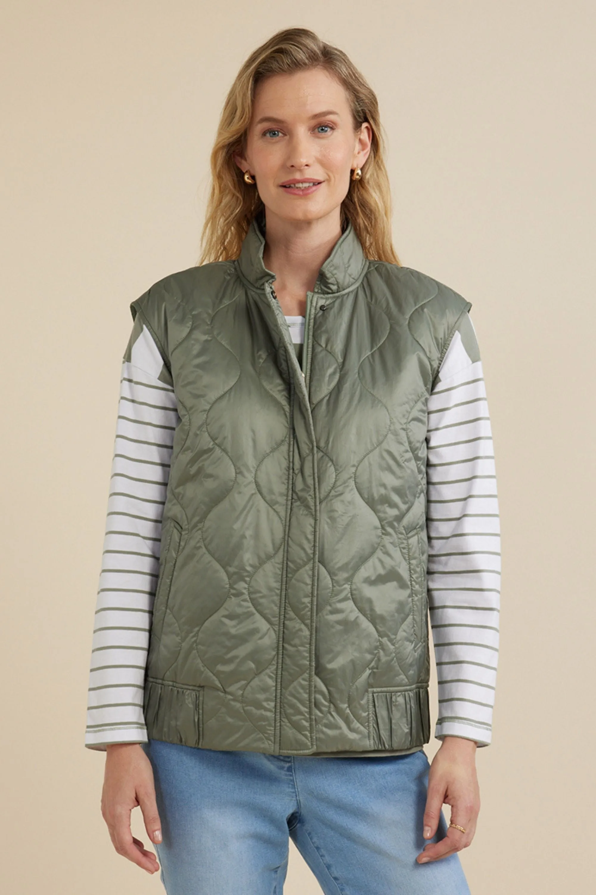 QUILTED VEST - YT24W6212