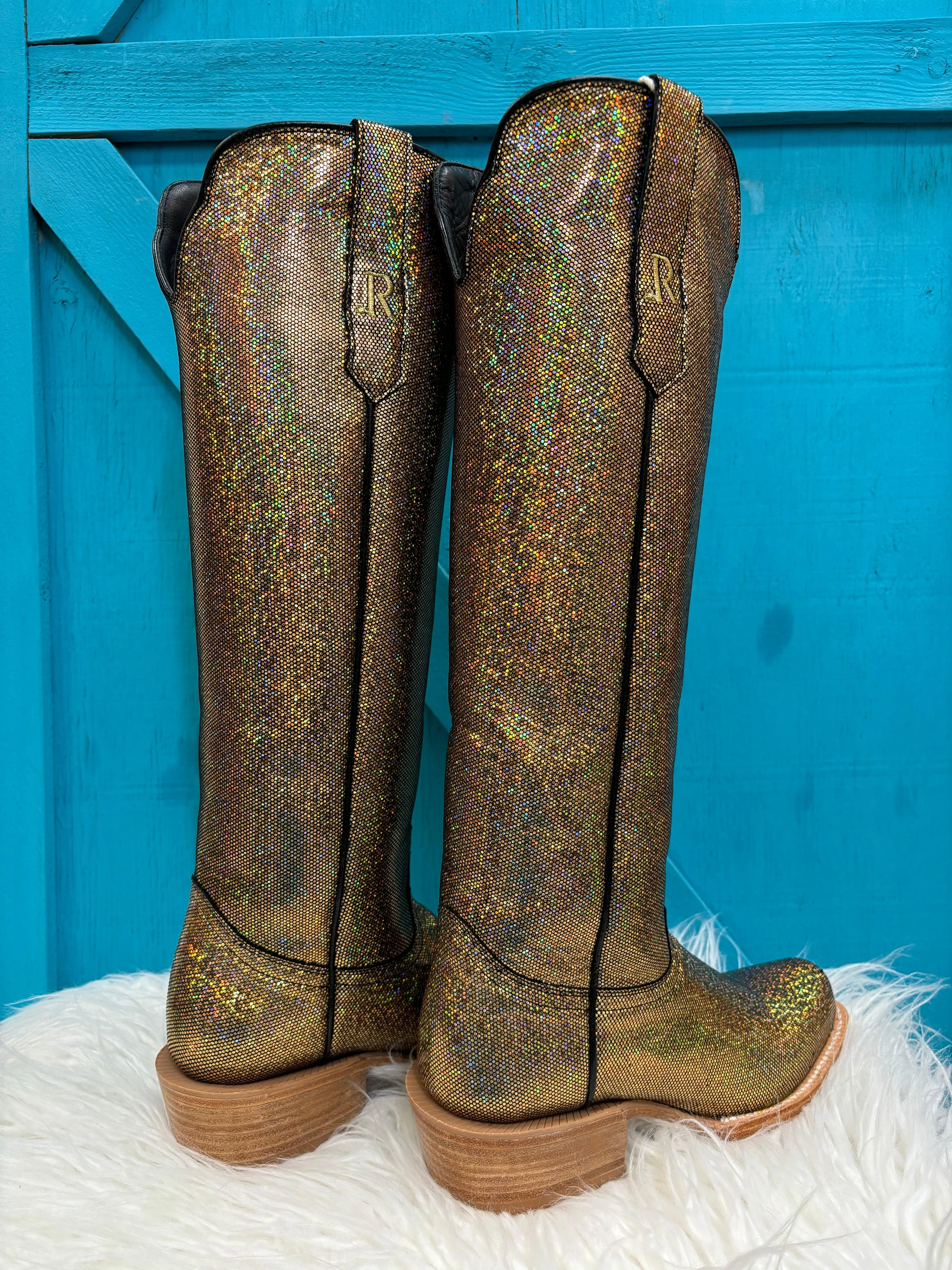 R. Watson Women's 17" Disco Fever Cowgirl Boots RWL8320