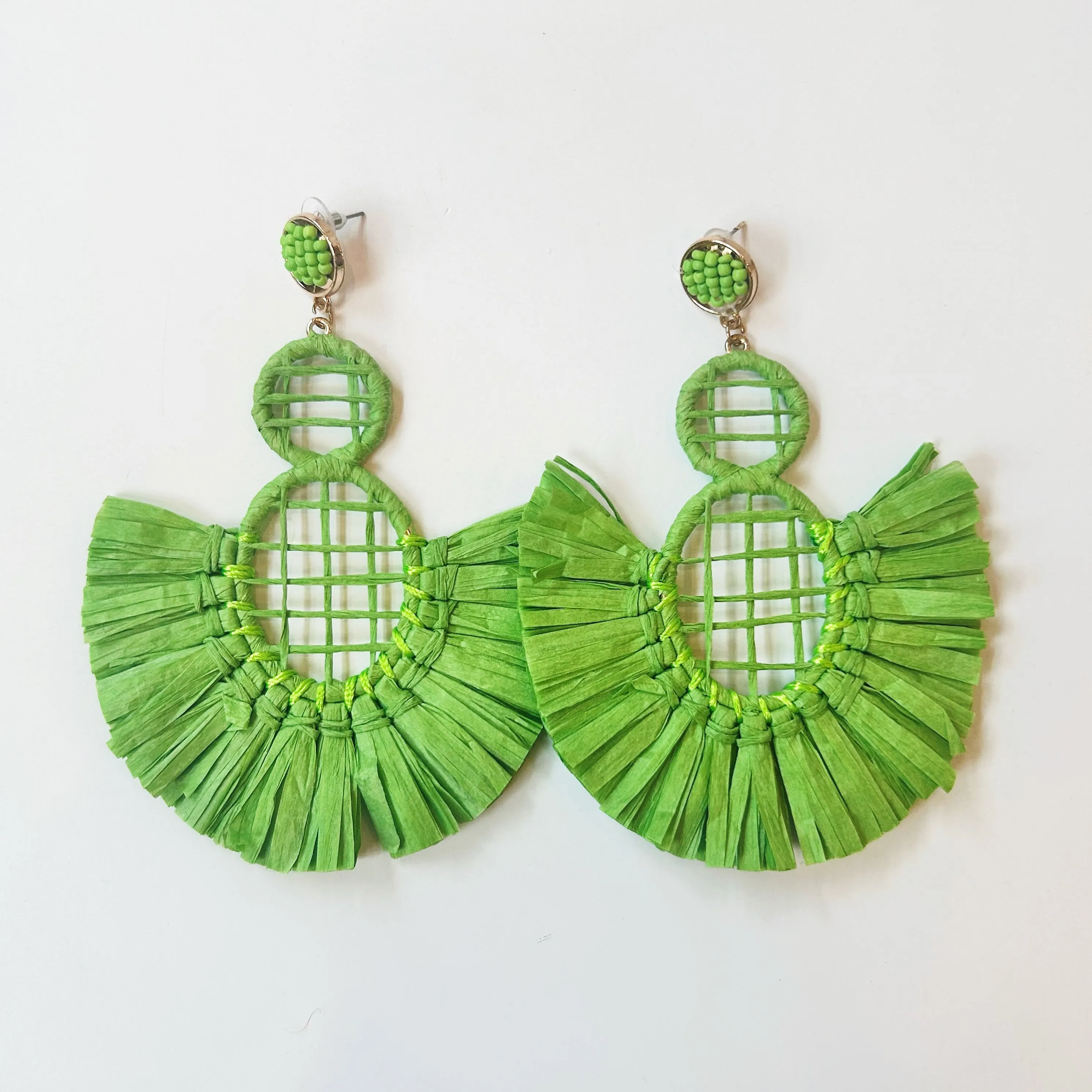 Raffia Earrings