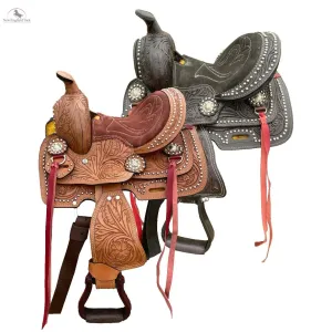 Resistance Miniature Silver Embellishment Western Trail Saddle