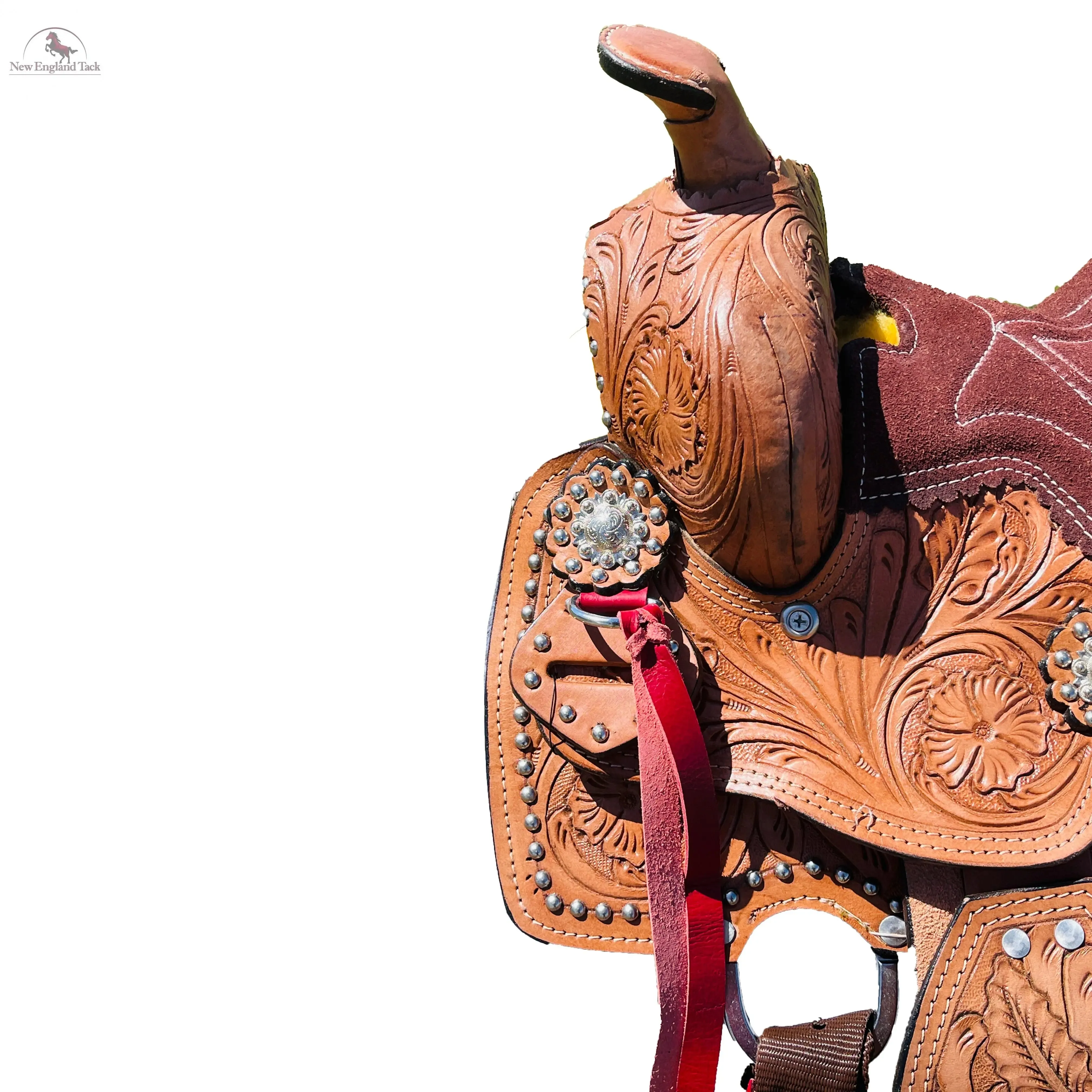 Resistance Miniature Silver Embellishment Western Trail Saddle