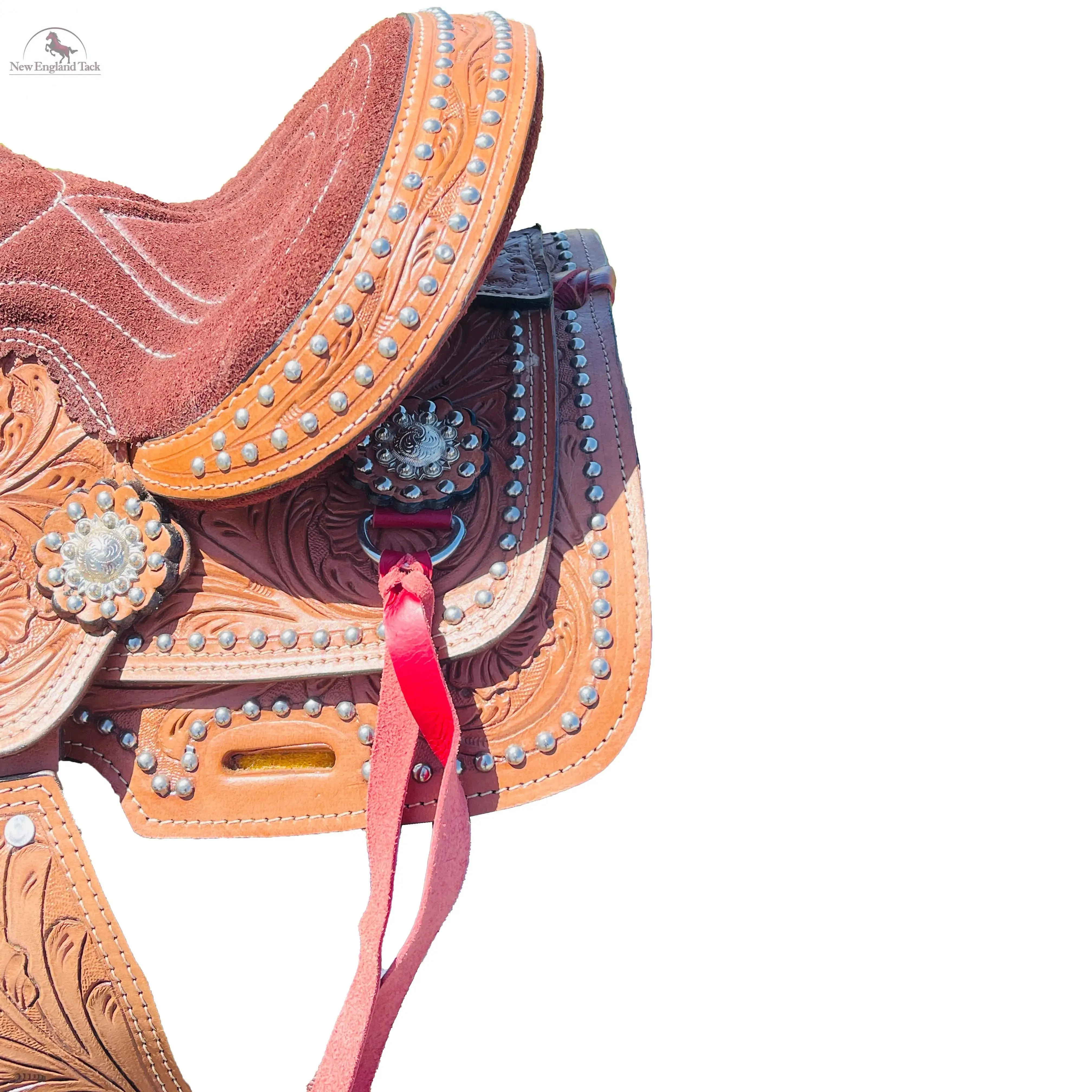 Resistance Miniature Silver Embellishment Western Trail Saddle