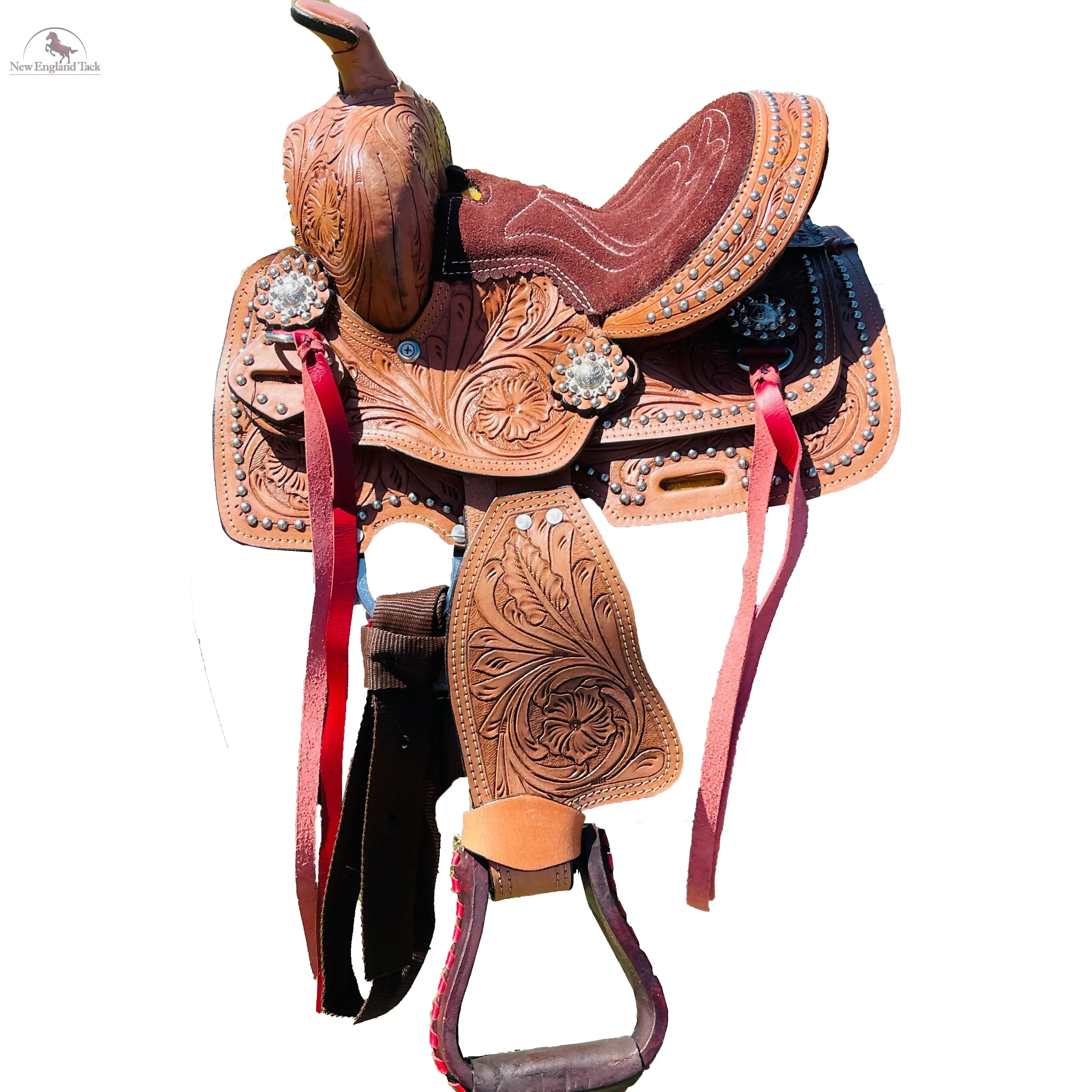 Resistance Miniature Silver Embellishment Western Trail Saddle