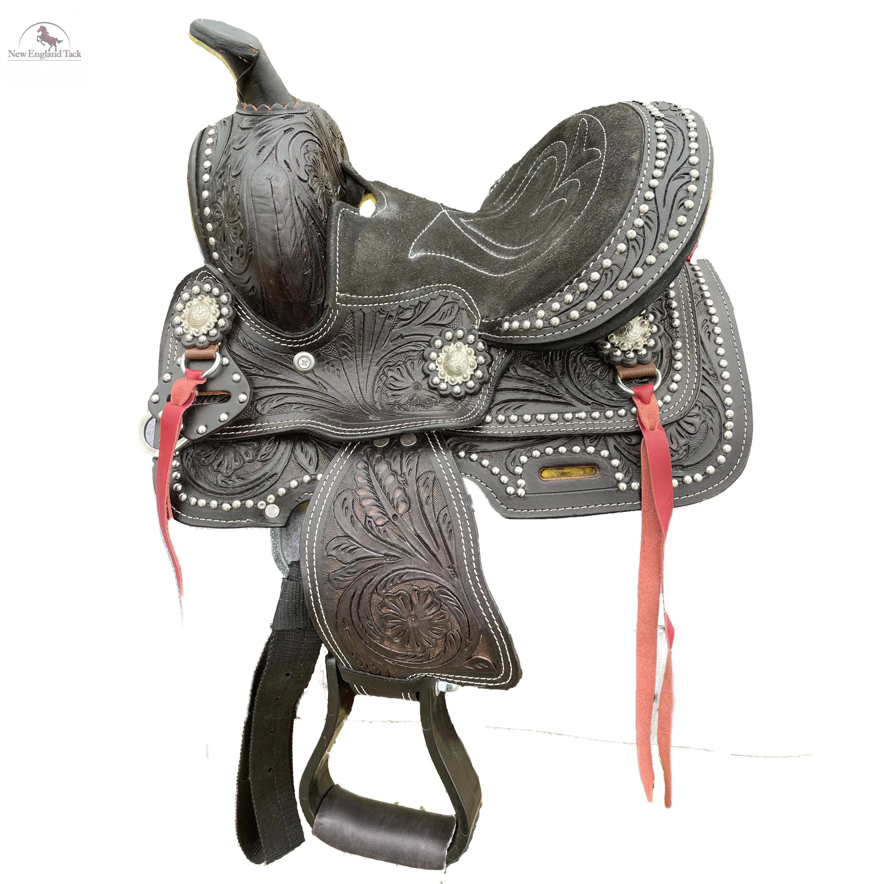 Resistance Miniature Silver Embellishment Western Trail Saddle