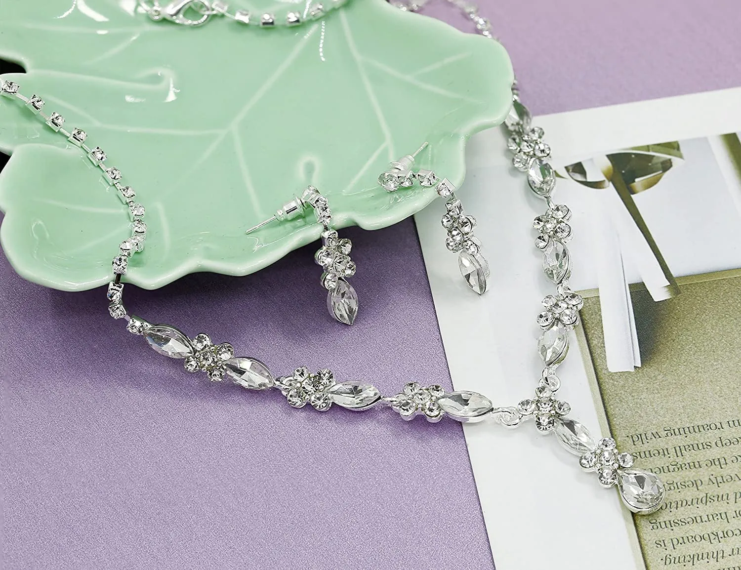 Rhinestone Bridesmaid Jewelry Sets