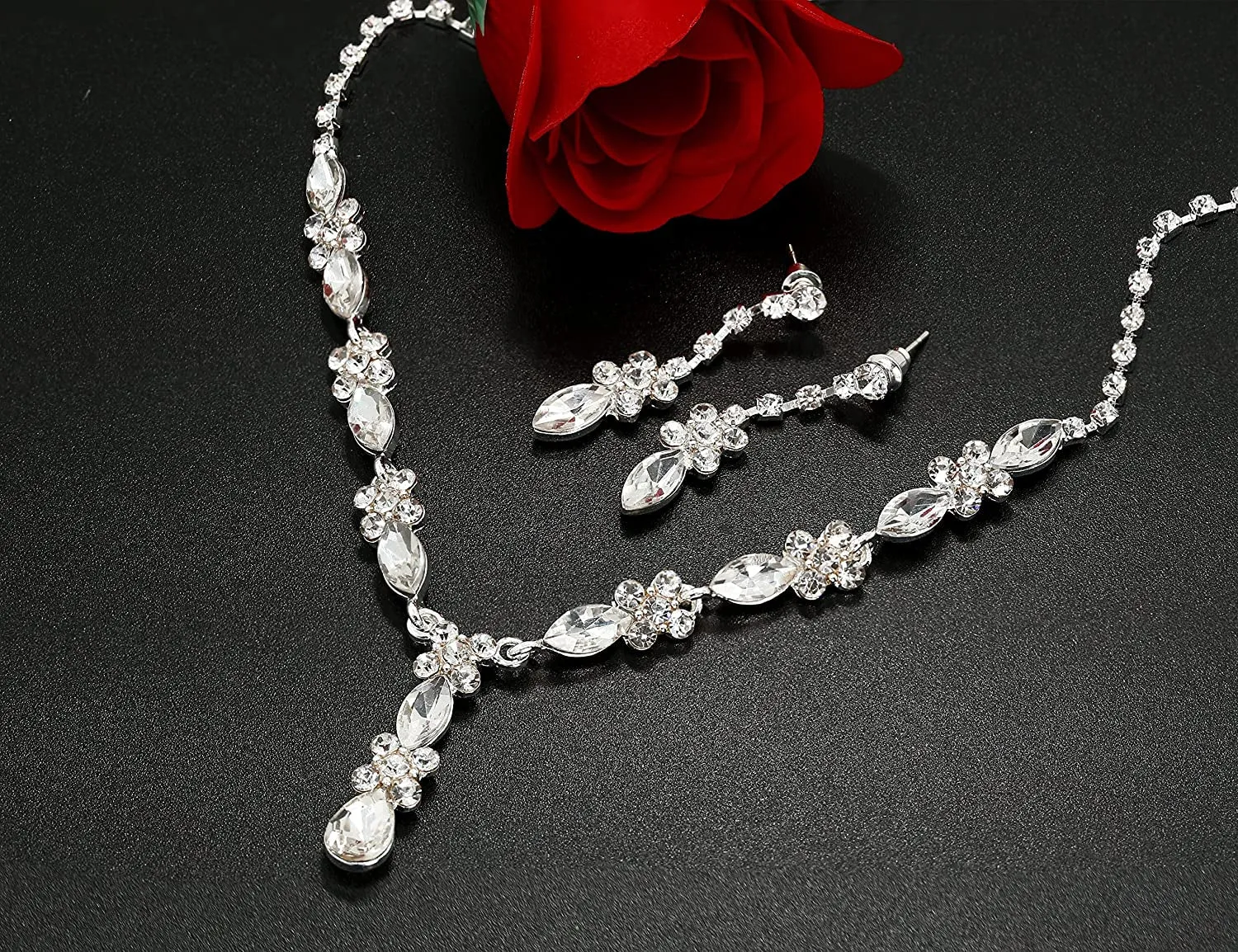 Rhinestone Bridesmaid Jewelry Sets