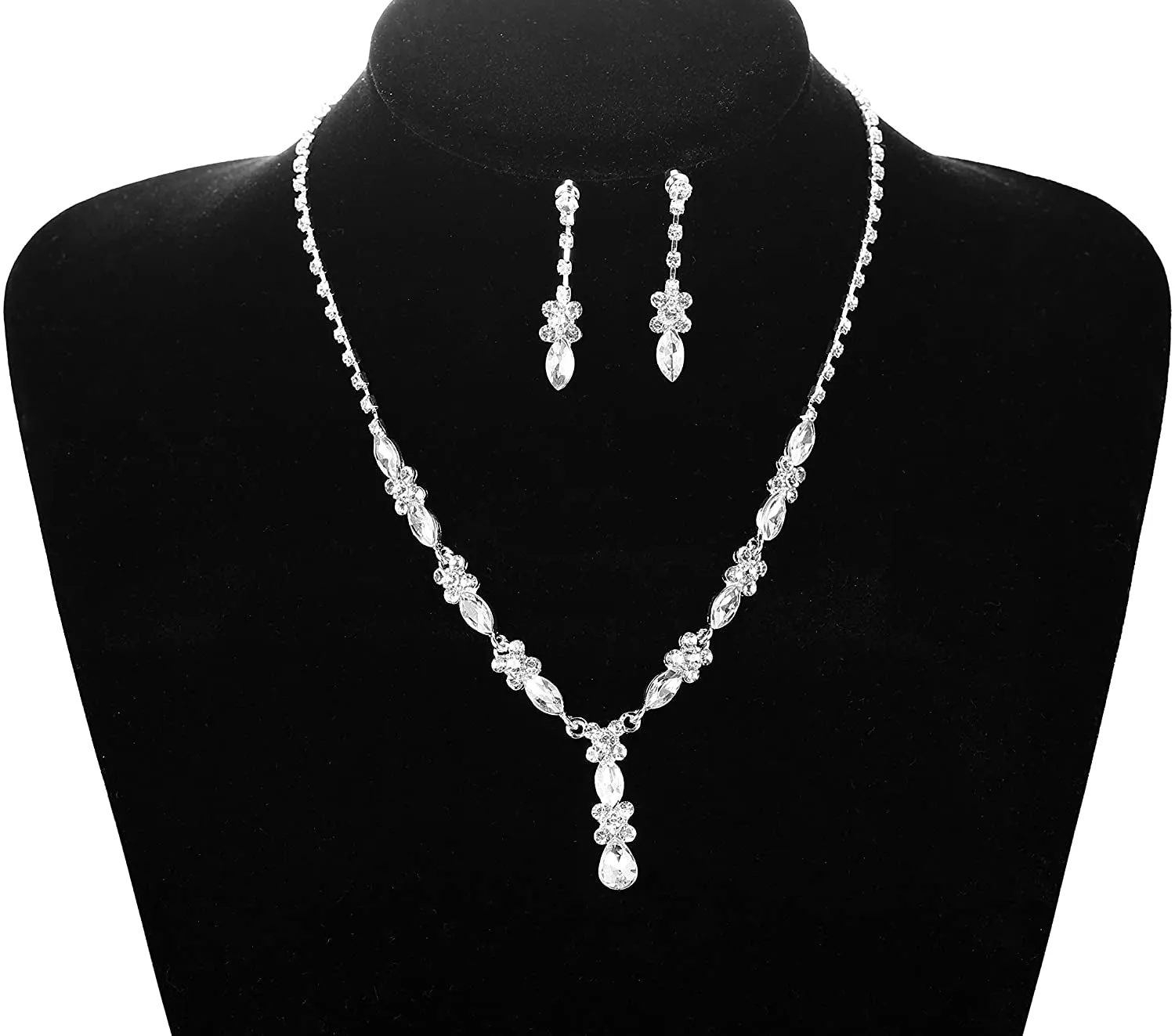 Rhinestone Bridesmaid Jewelry Sets