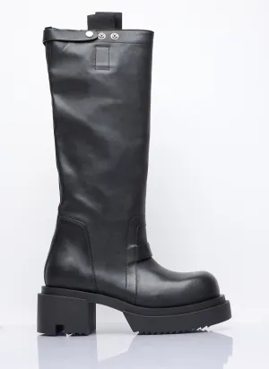 Rick Owens Knee-High Pull-On Begun Boots