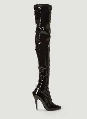 Saint Laurent Aylah Over-The-Knee Boots