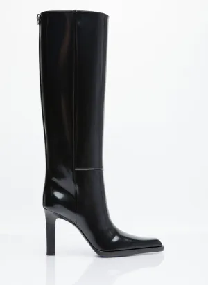 Saint Laurent Nina High Leather Boots