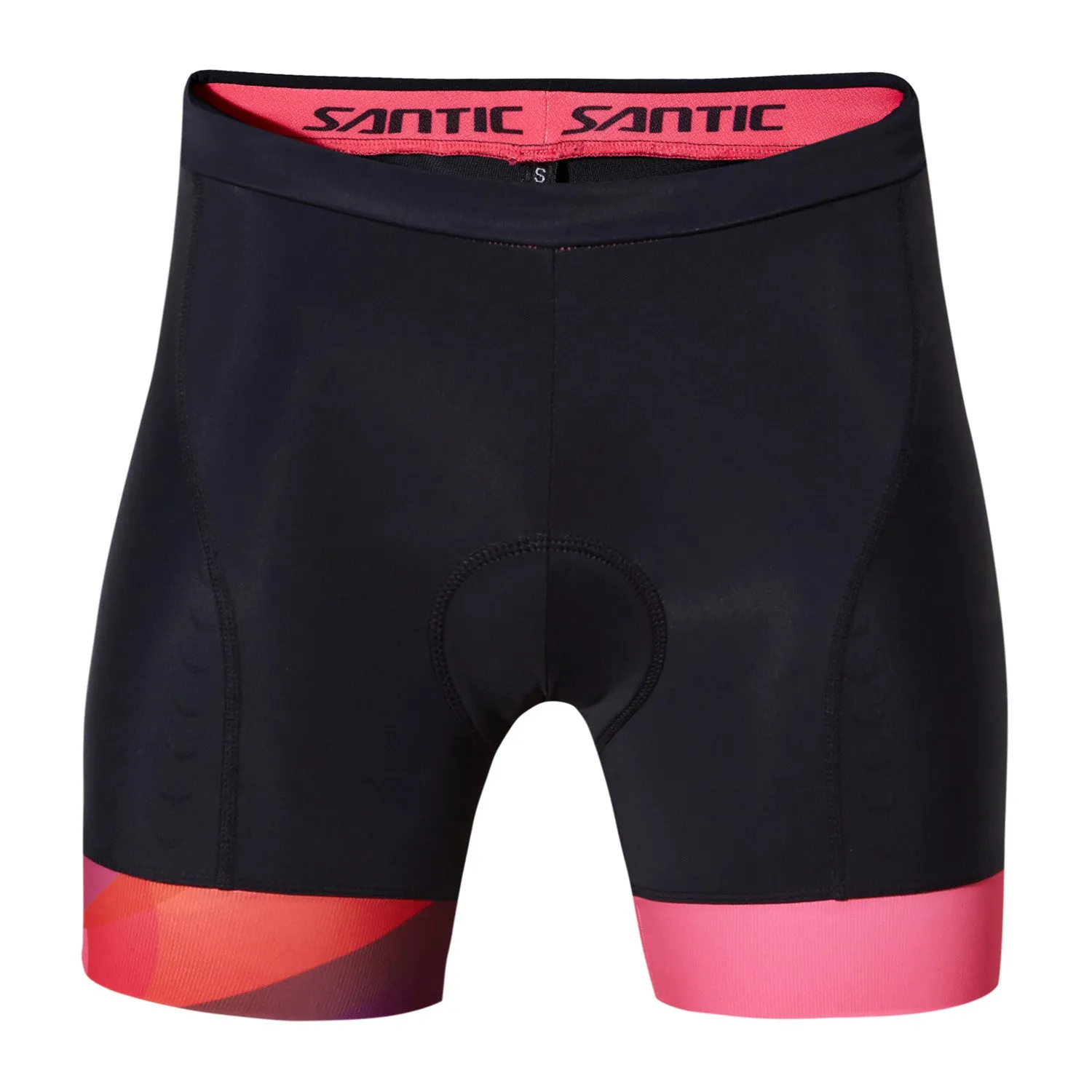 Santic Miffy Miya Pink Women Padded Cycling Shorts