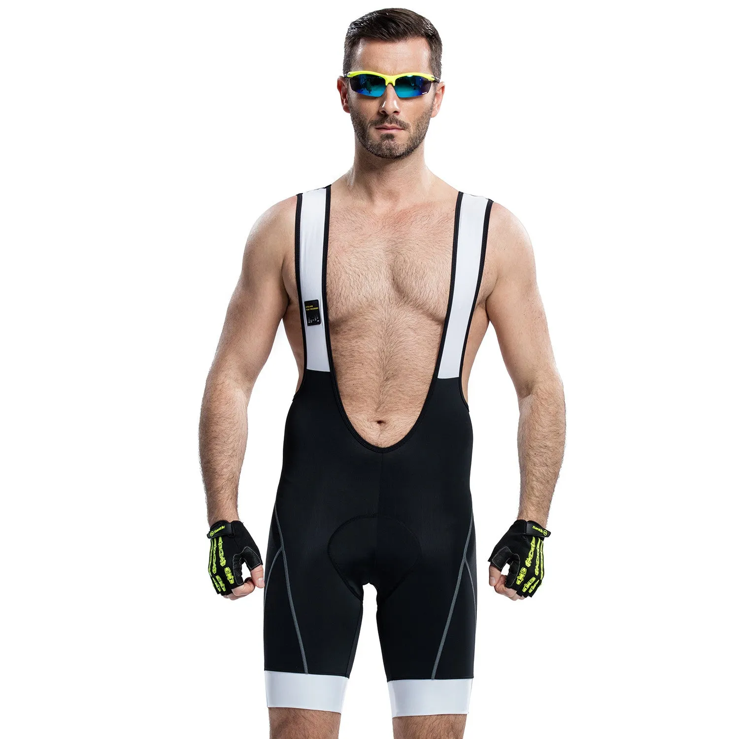 Santic Sutu Men Padded Bib Shorts